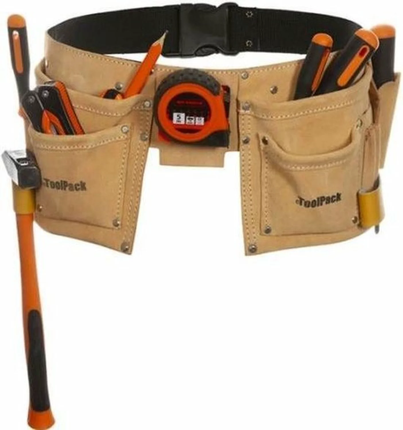 ToolPack 366.020 Straight - Porte-outils avec ceinture - Double - Cuir-image