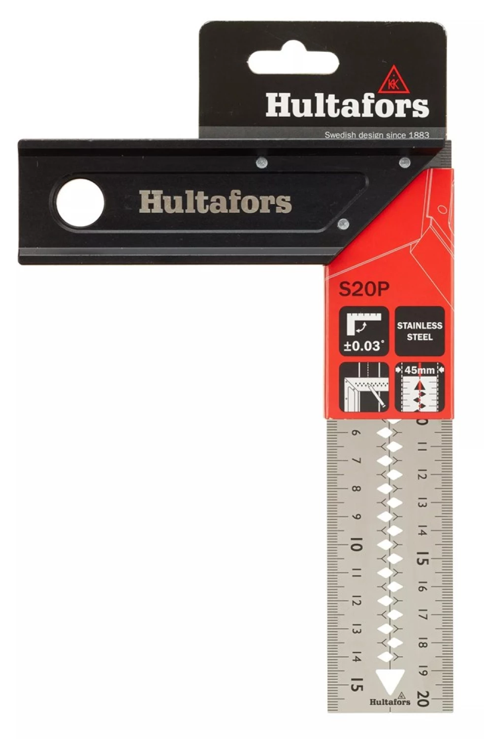 Hultafors Square Pro S20P Équerre - 200 mm-image