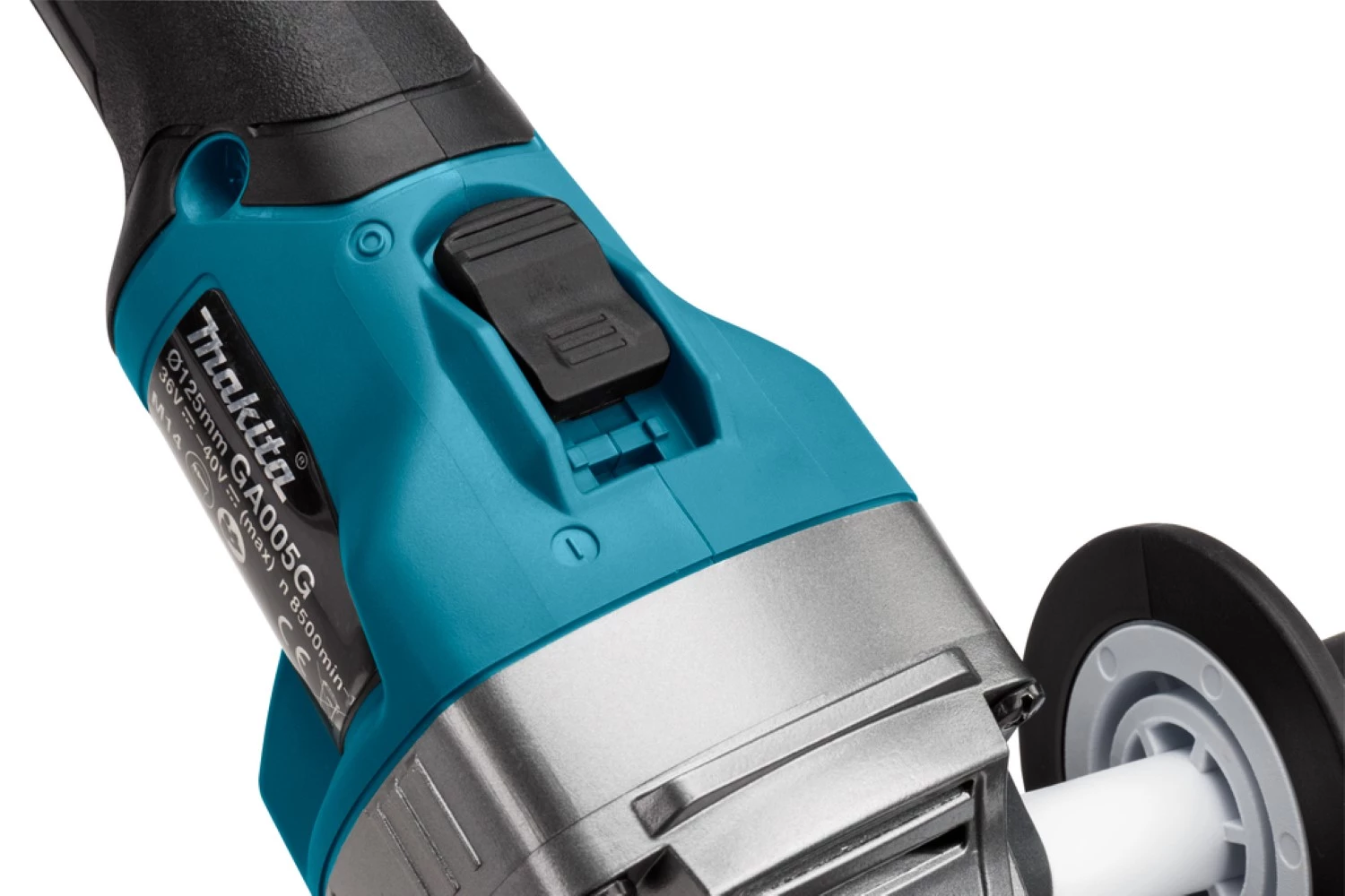 Makita GA005GM201 Meuleuse d'angle sans-fil - XGT 40V Li-ion - 2 batteries 4,0 ah - Mbox - 125 mm - Brushless-image