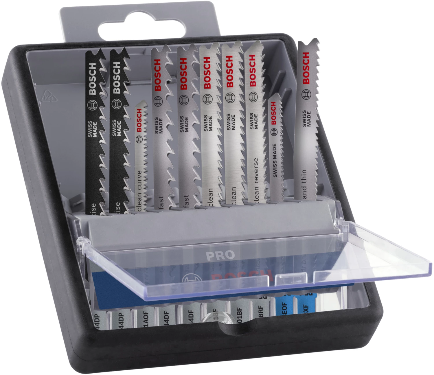 Bosch 2607011944 PRO Jeu de 10 lames de scie à bois et à métaux en cassette Robustline-image