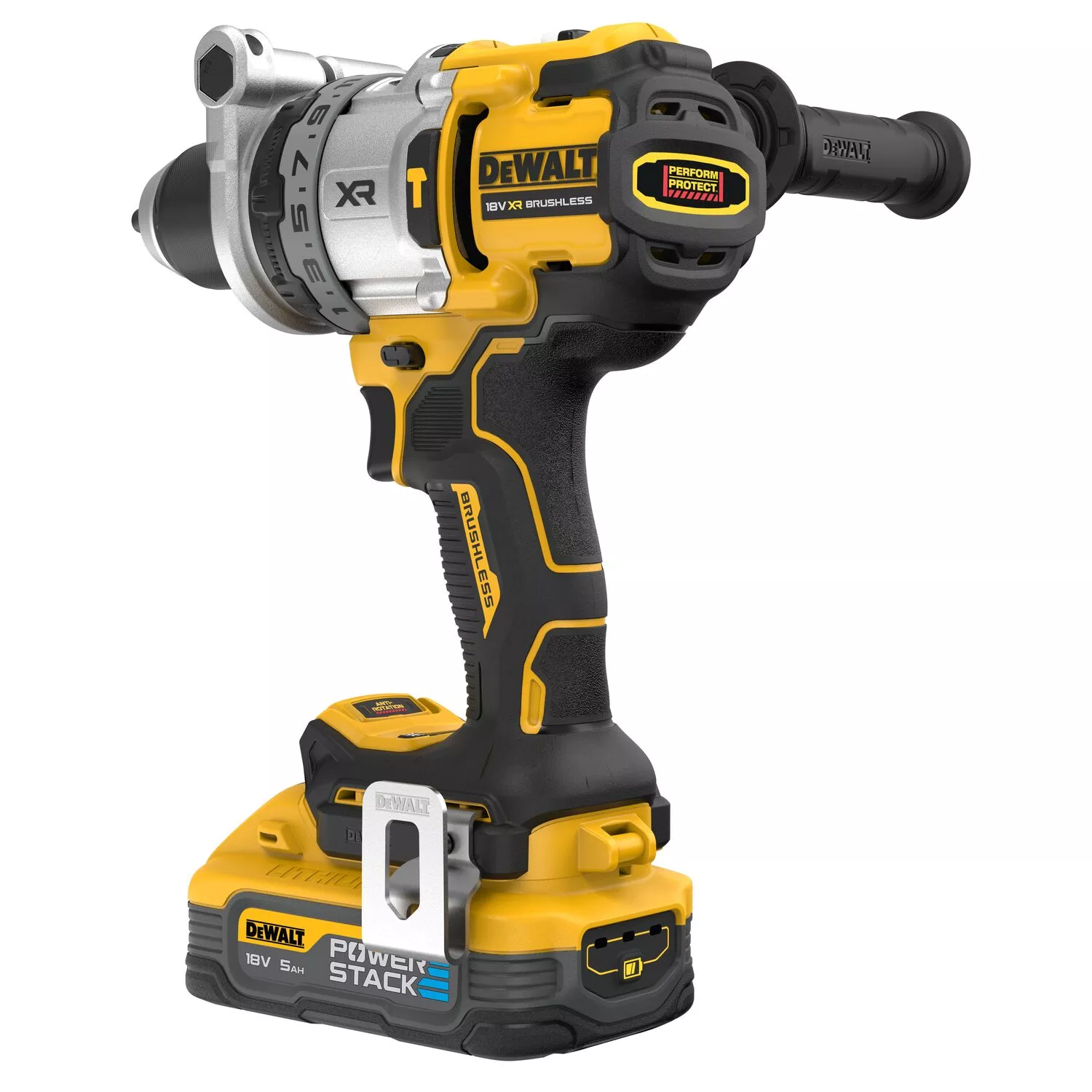 DeWALT DCD1007H2T 18V Li-ion accu klopboor-/schroefmachine set (2x 5.0Ah accu) in TSTAK - 169Nm-image