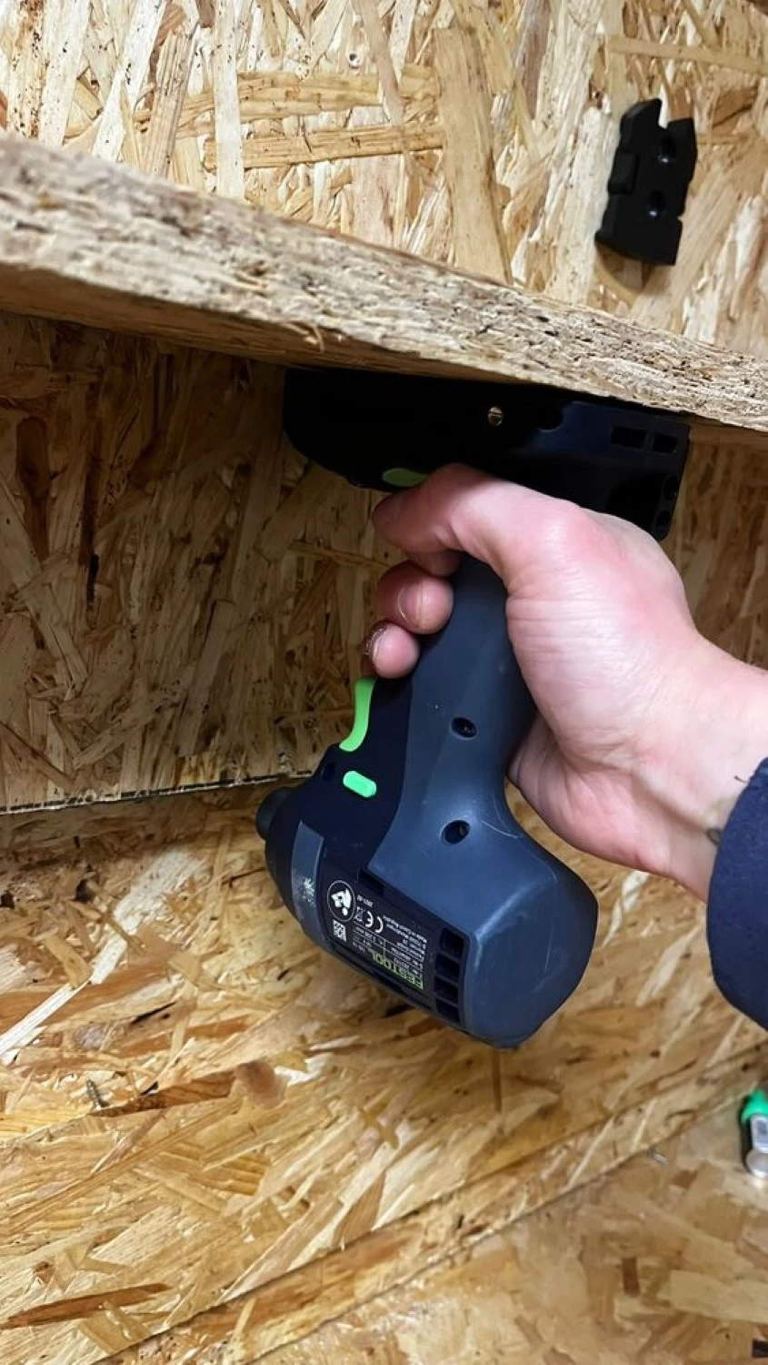 StealthMounts TM-FT18-BLK-4 Support de machine pour Festool 18V - Noir - 4 pièces-image