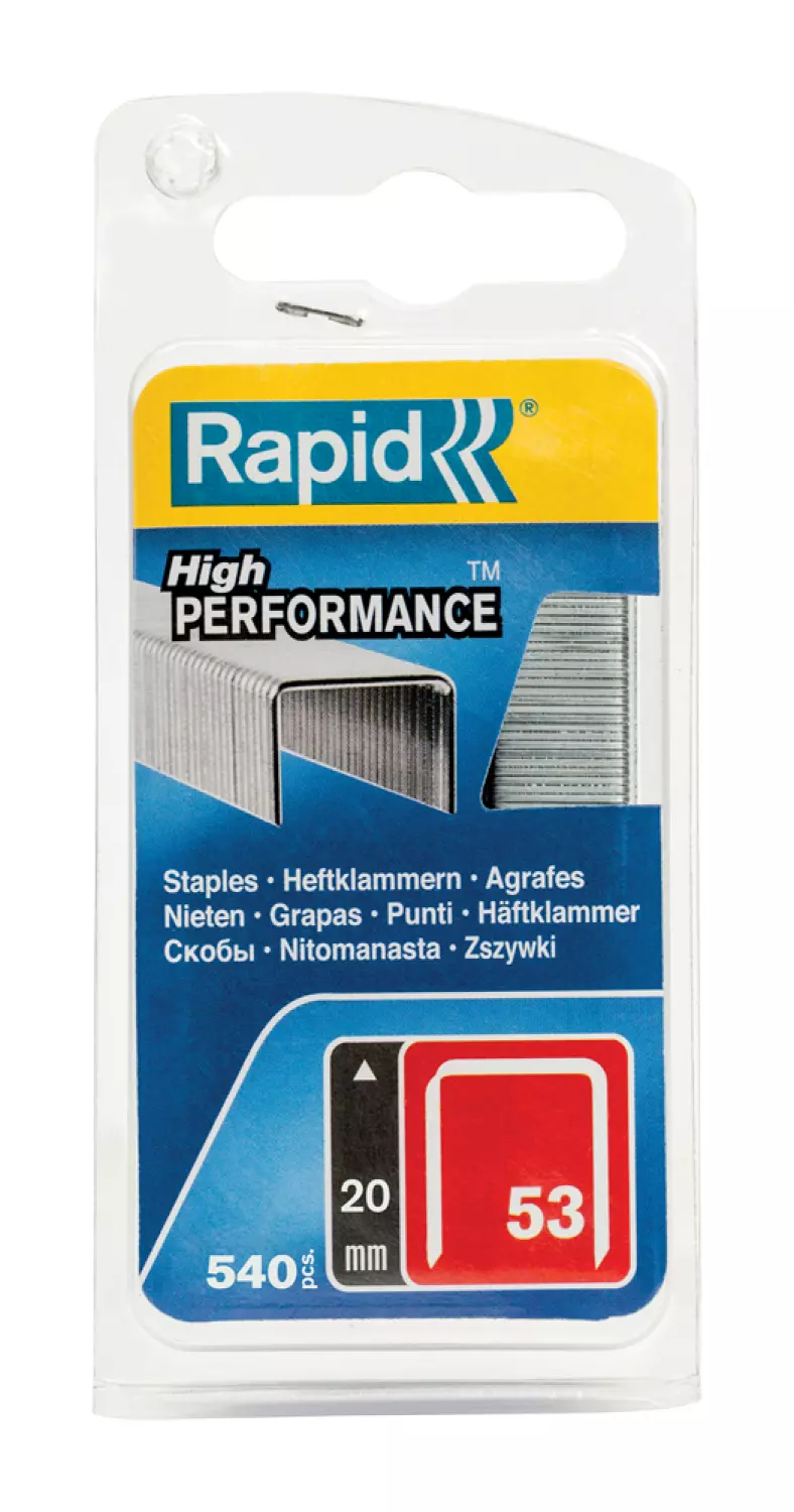 Rapid 40109508 Nieten - No. 53 - Gegalvaniseerd - 20mm (720st)-image