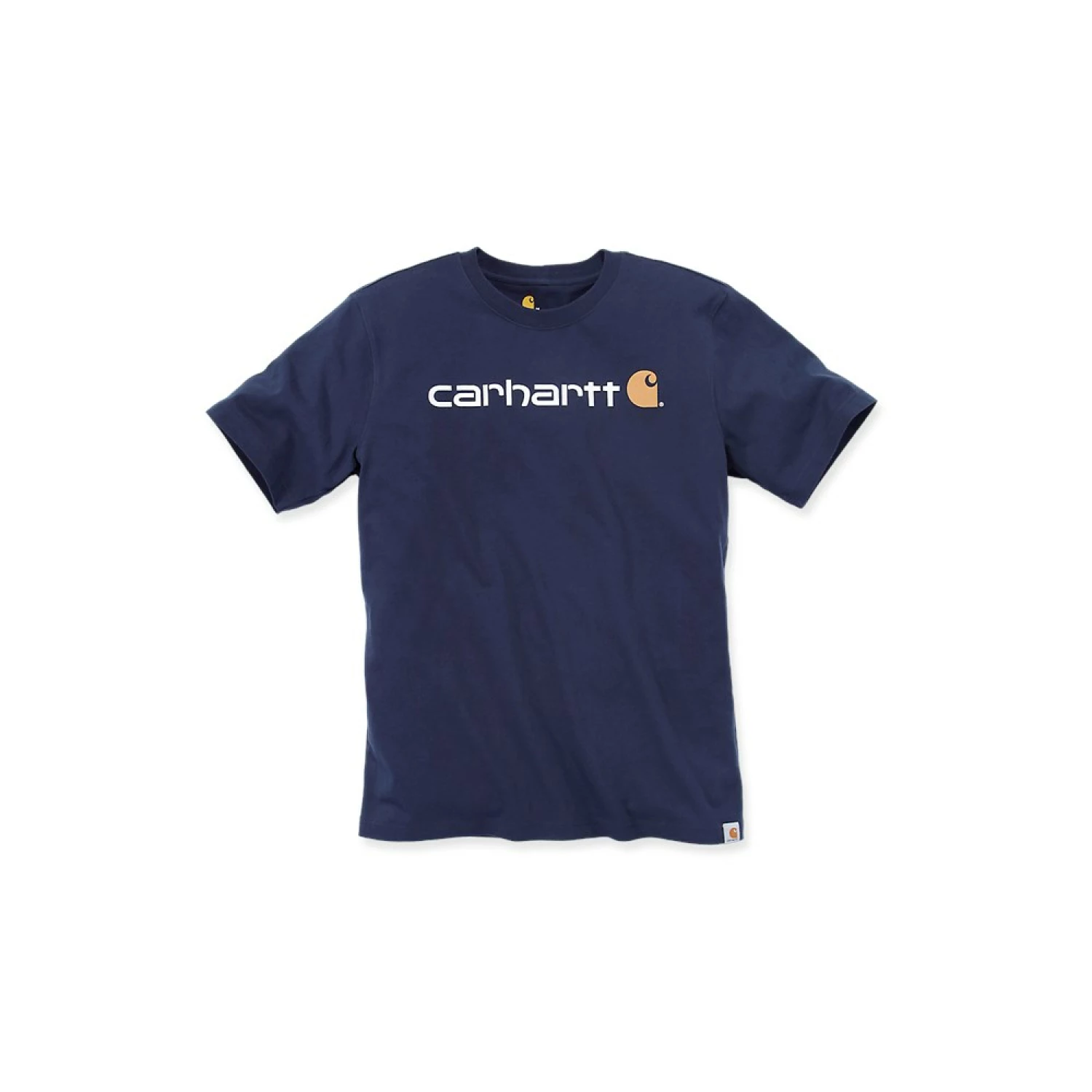 Carhartt 103361 Core Logo T-Shirt - Relaxed Fit - Navy - M-image