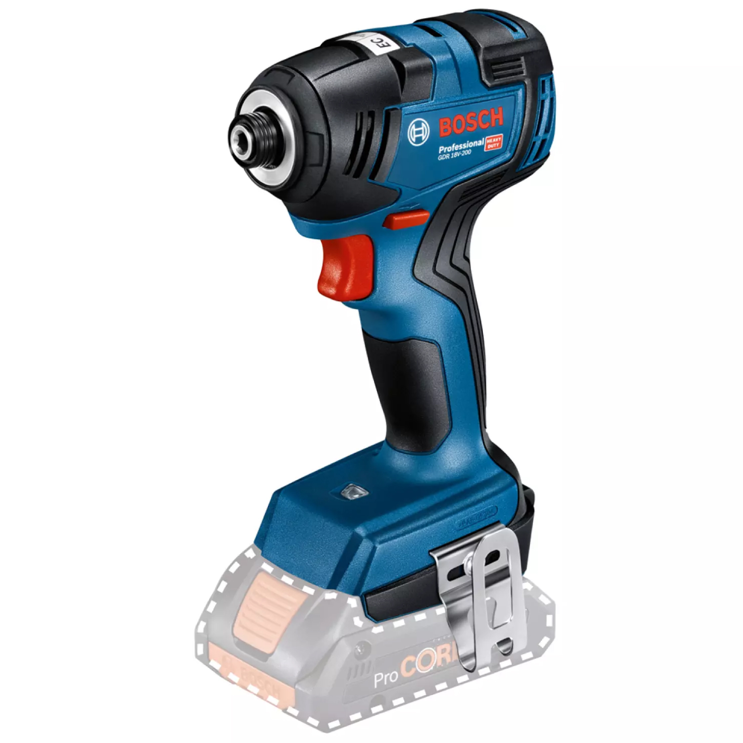 Bosch GDR 18V-200 + GSR 18V-55 Li-ion Accu Combiset (2x 4.0Ah accu) in L-Case-image