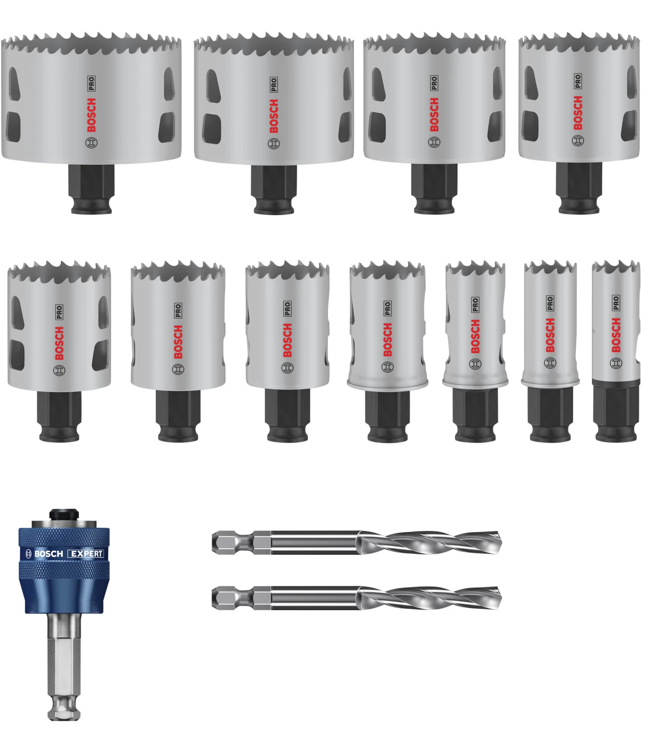 Bosch 2608594426 PRO Multi Material 14-delige gatzaagset met Power Change plus-image