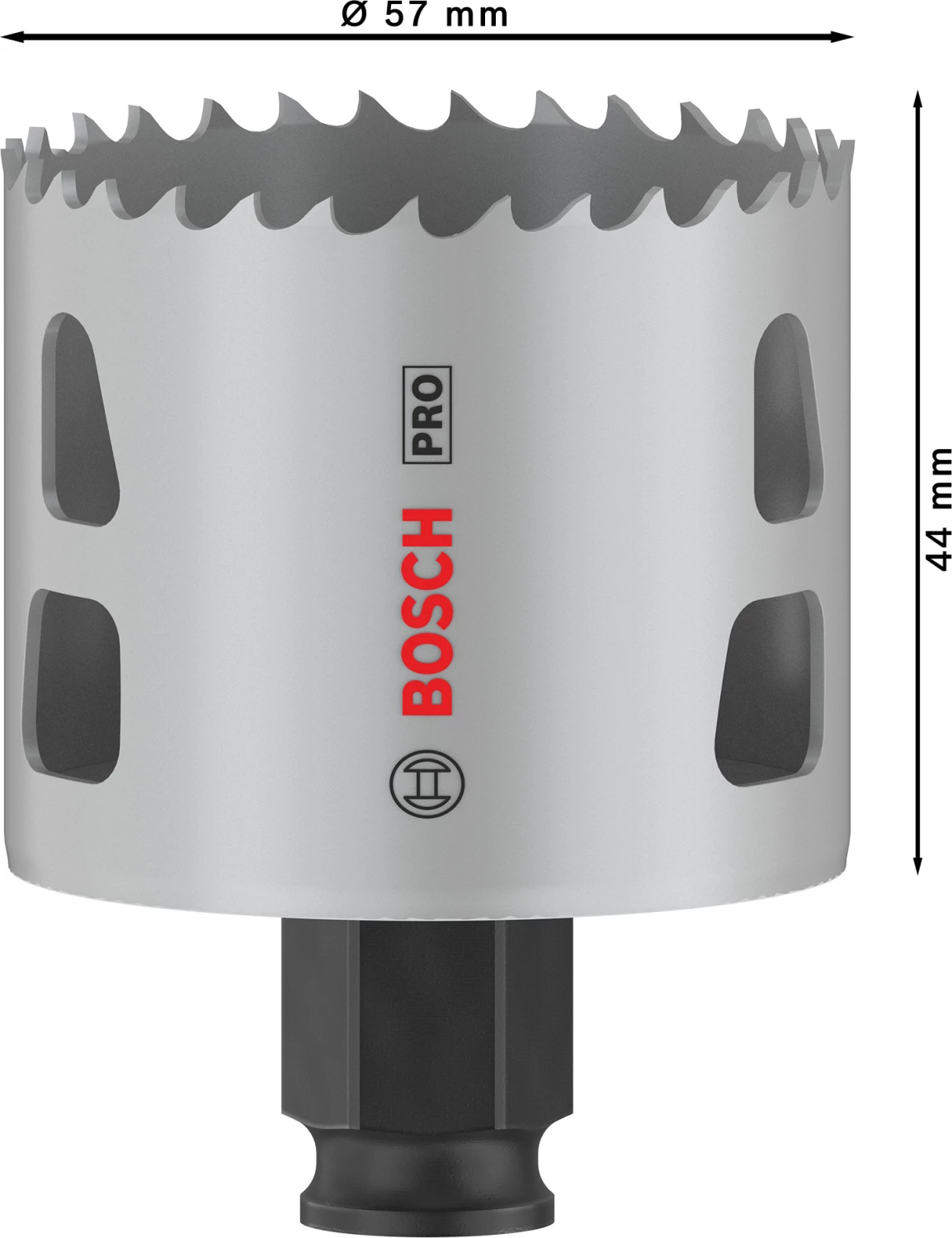 Bosch 2608594392 PRO Scie cloche multi matériaux avec Power Change plus - 57 mm-image