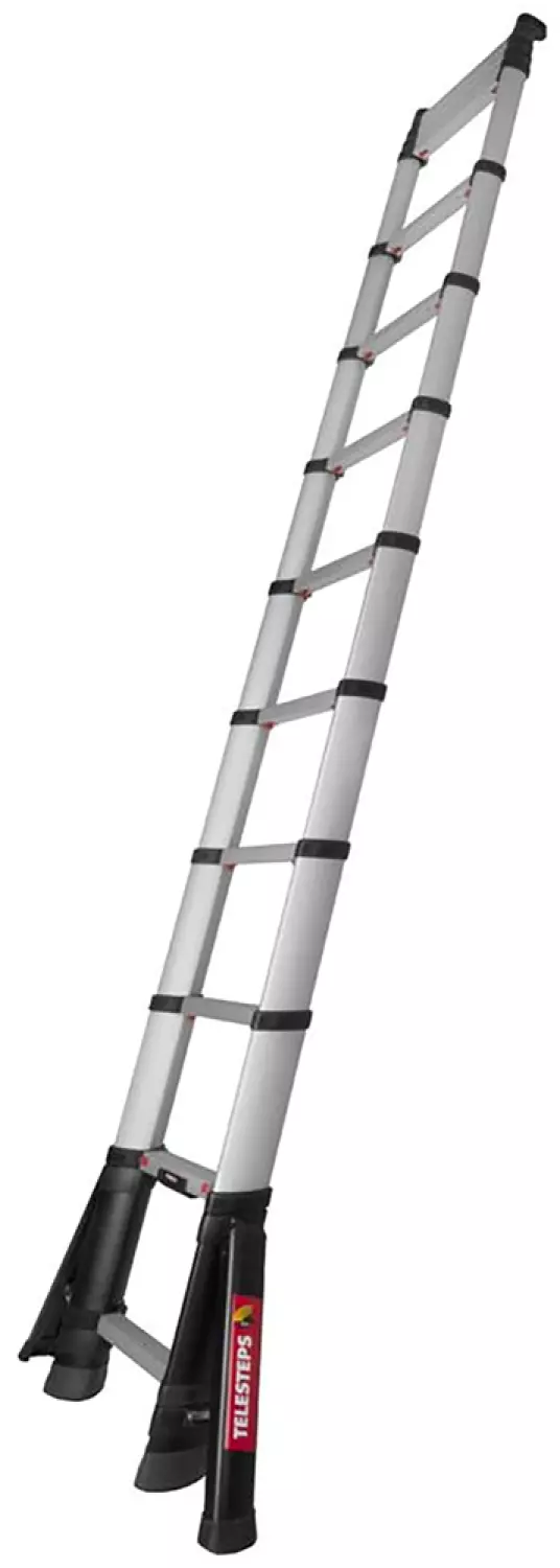 Telesteps 72241-781 Prime Line Telescoopladder - 4.1m - met stabilizer + 9190-209 verstelbare veiligheidsvoeten-image