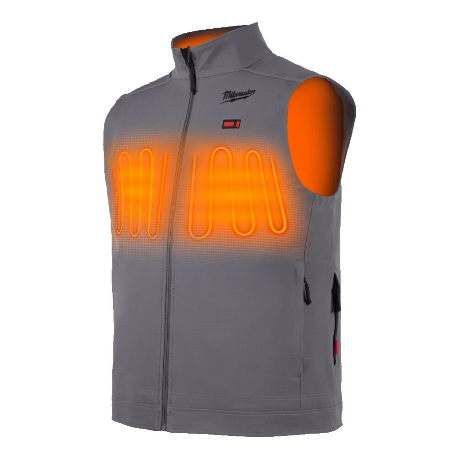 Milwaukee M12 HVGREY1-0 (S) Heated Toughshell Vest grijs