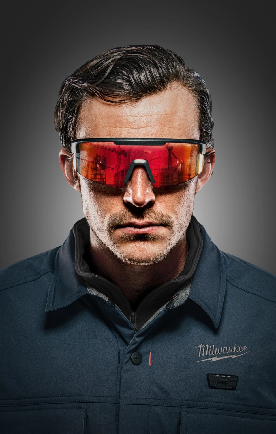 Milwaukee Lunettes de sécurité - grand format - réflexion solaire-image