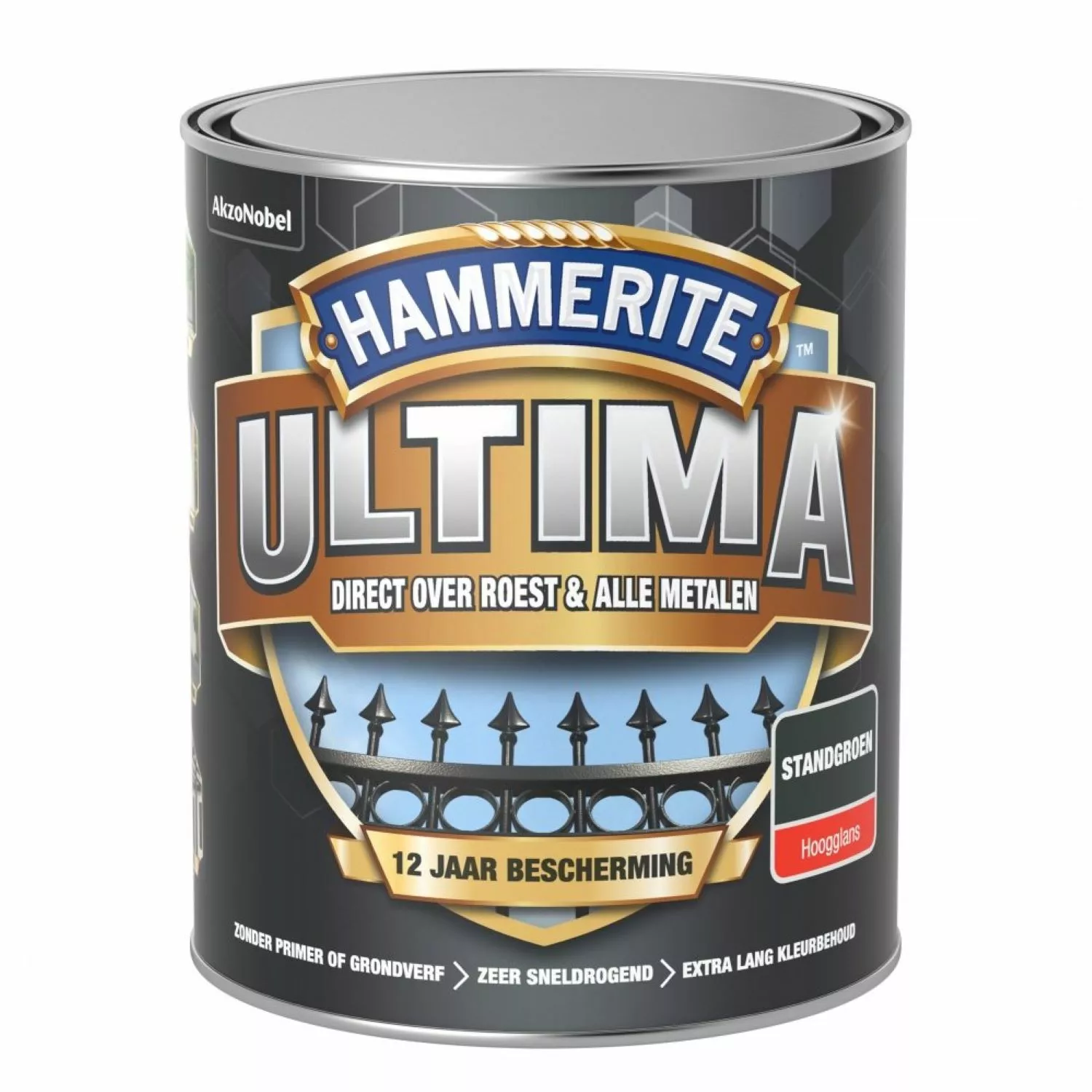 Hammerite Ultima Hoogglans - Standgroen - 0,75L-image