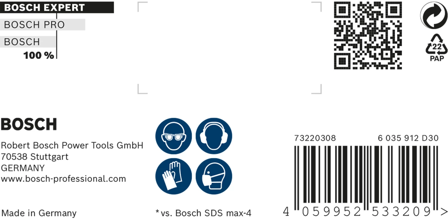 Bosch 2608900246 EXPERT Hamerboor SDS Max-8X - 26x400x520mm-image