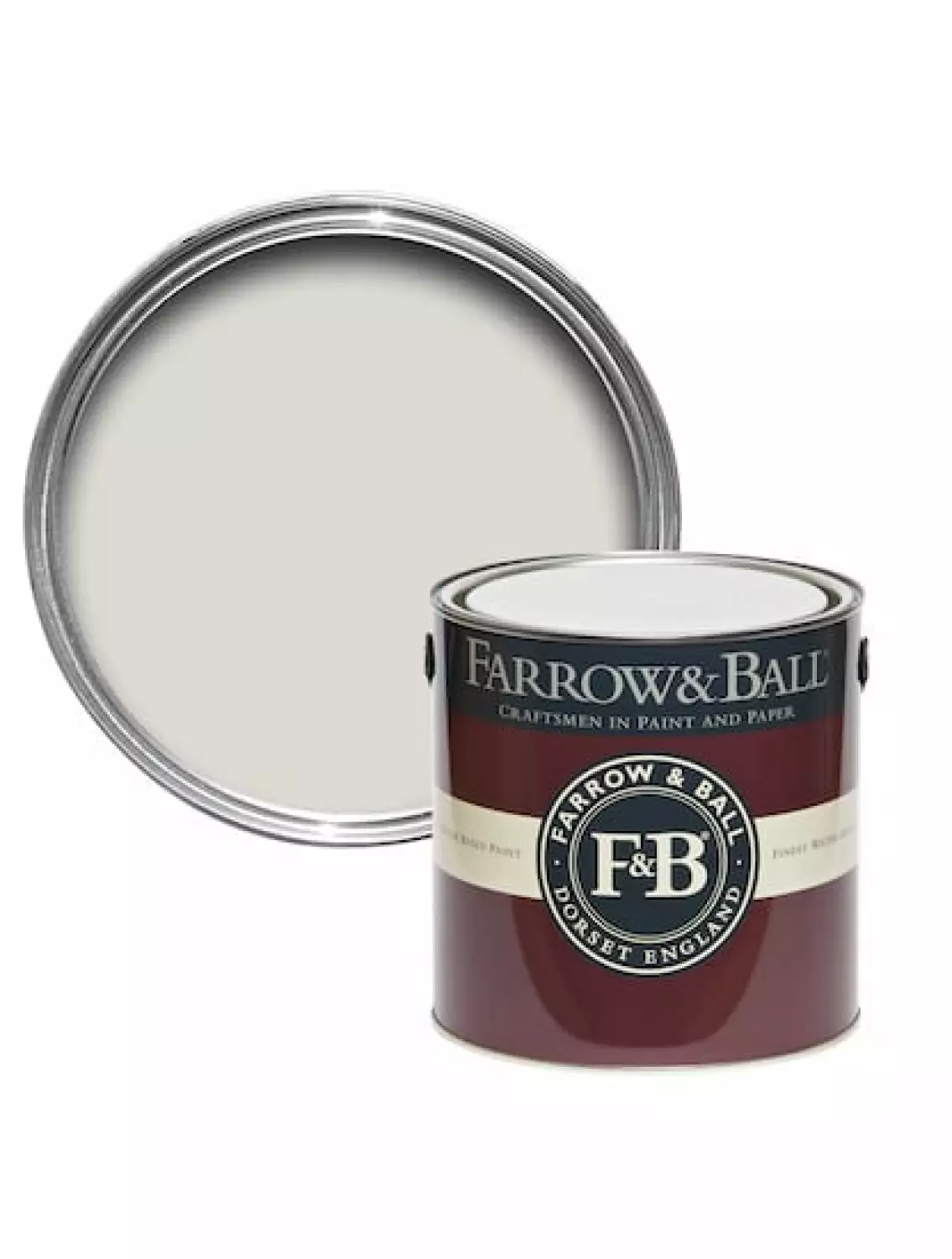 Farrow & Ball Dead flat Strong White No.2001 - 5L-image