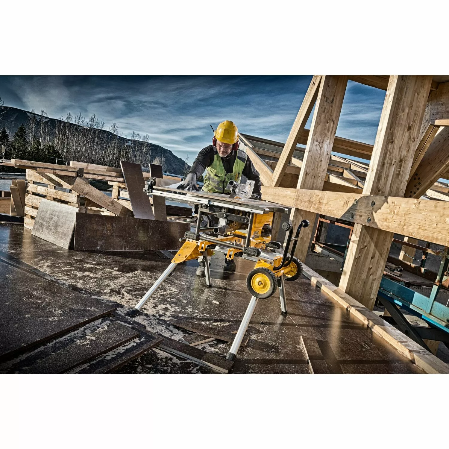 DeWALT DCS7485N-XJ 54V Li-ion XR FlexVolt accu tafelzaag body - 210 x 30mm - koolborstelloos-image