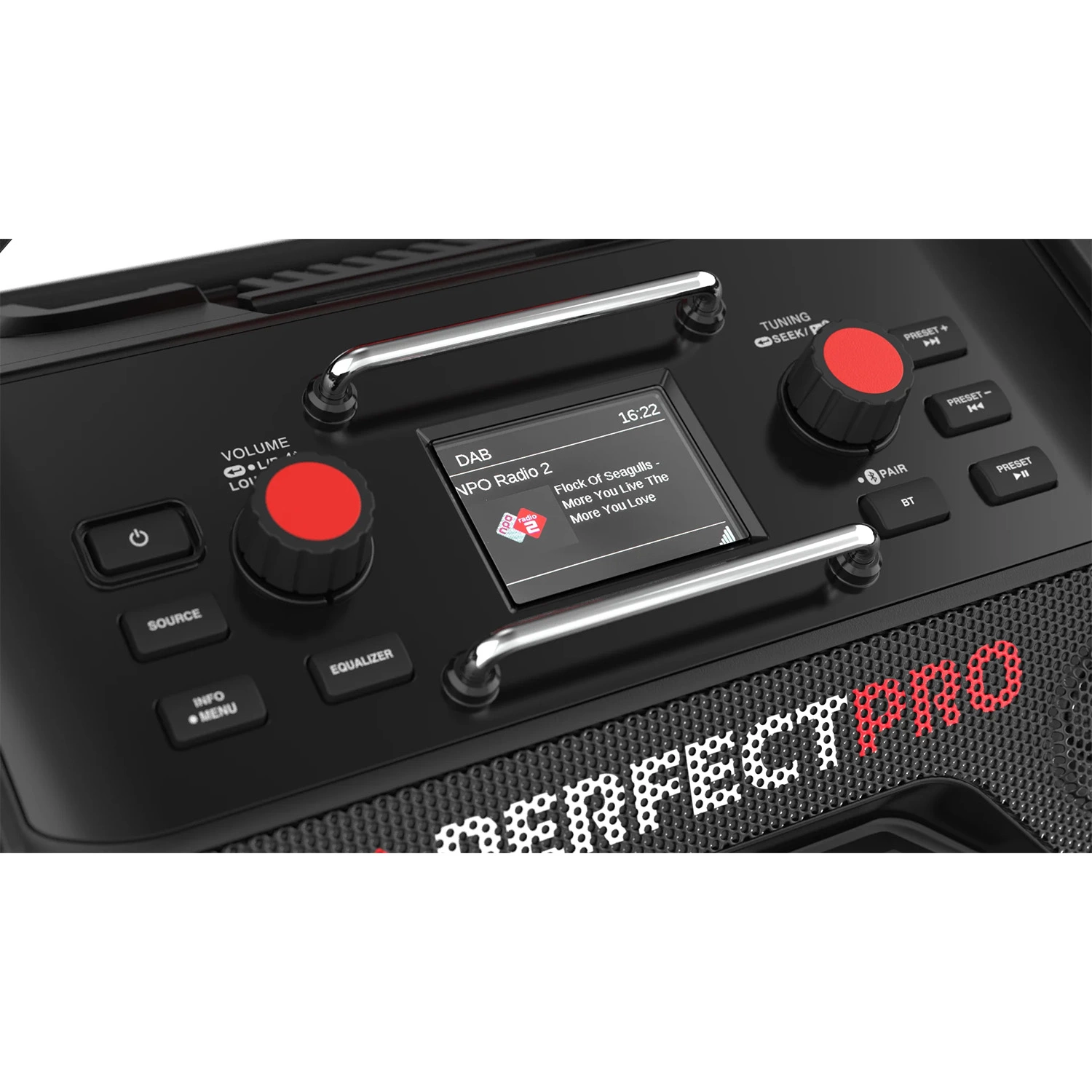 PerfectPro ROCKTAGON OCT-18V multi battery Bouwradio - FM RDS / DAB+ - AUX-in - bluetooth-image