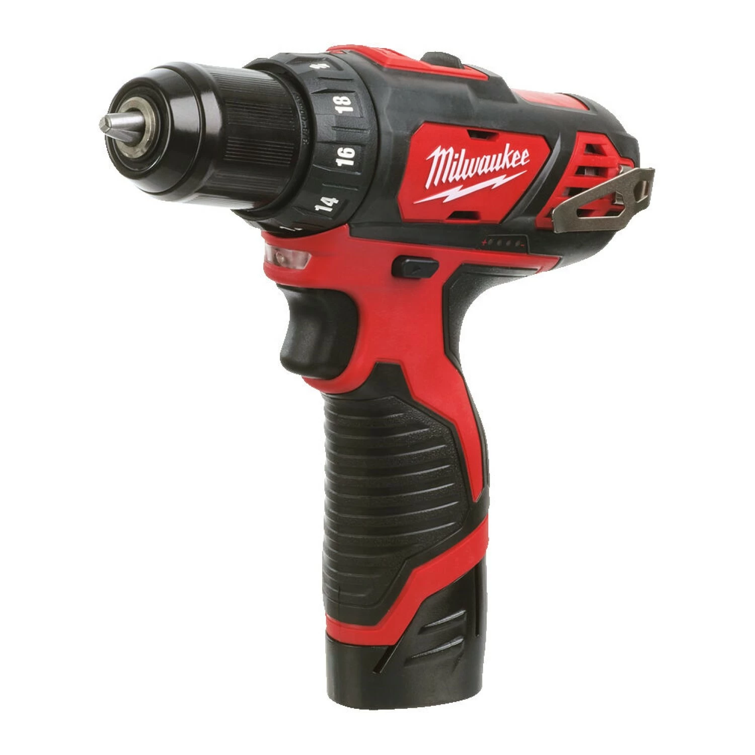 Milwaukee M18 BDD-202C 18V Li-Ion accu boor-/schroefmachine set (2x 2.0Ah accu) in koffer-image