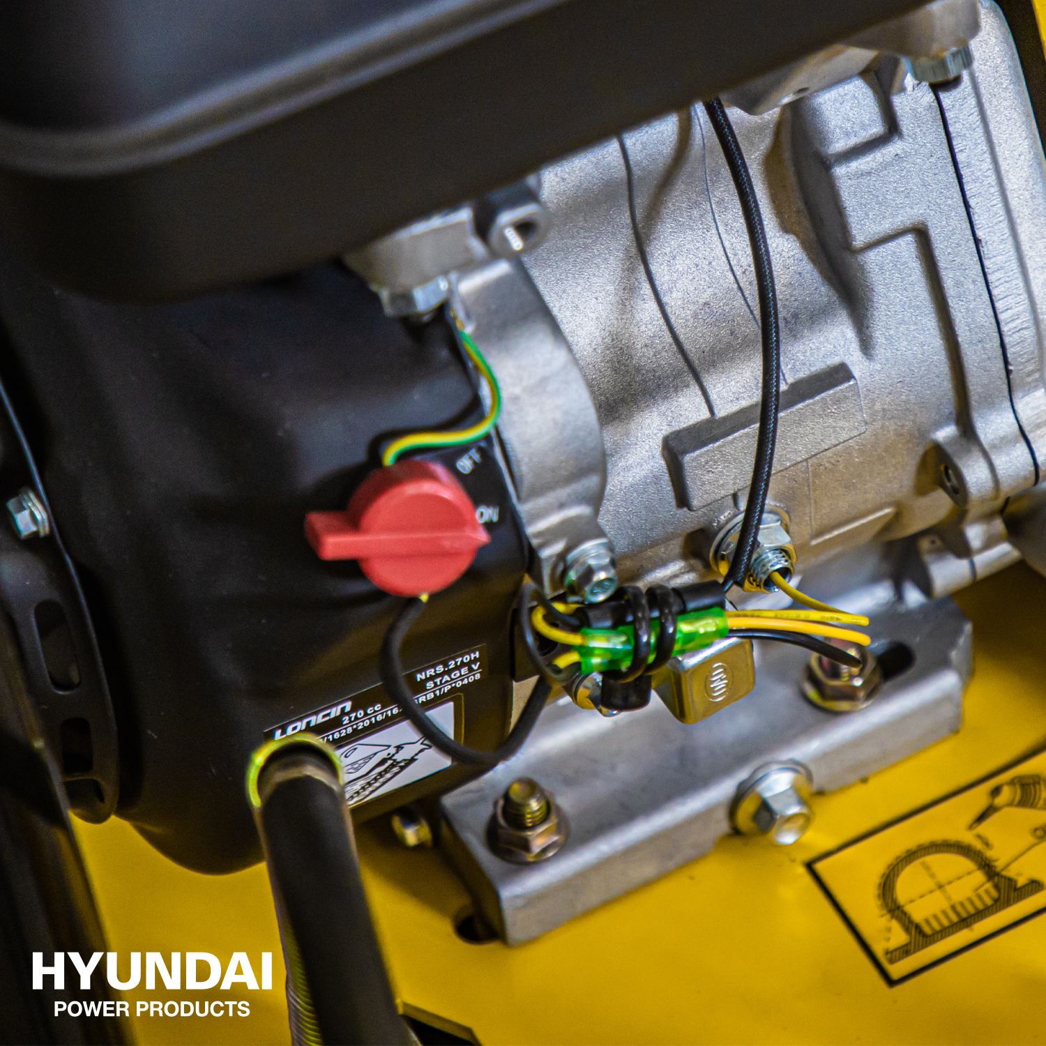 Hyundai HYCP9070 Plaque vibrante à essence - 4-temps - 196cc - 13000N-image