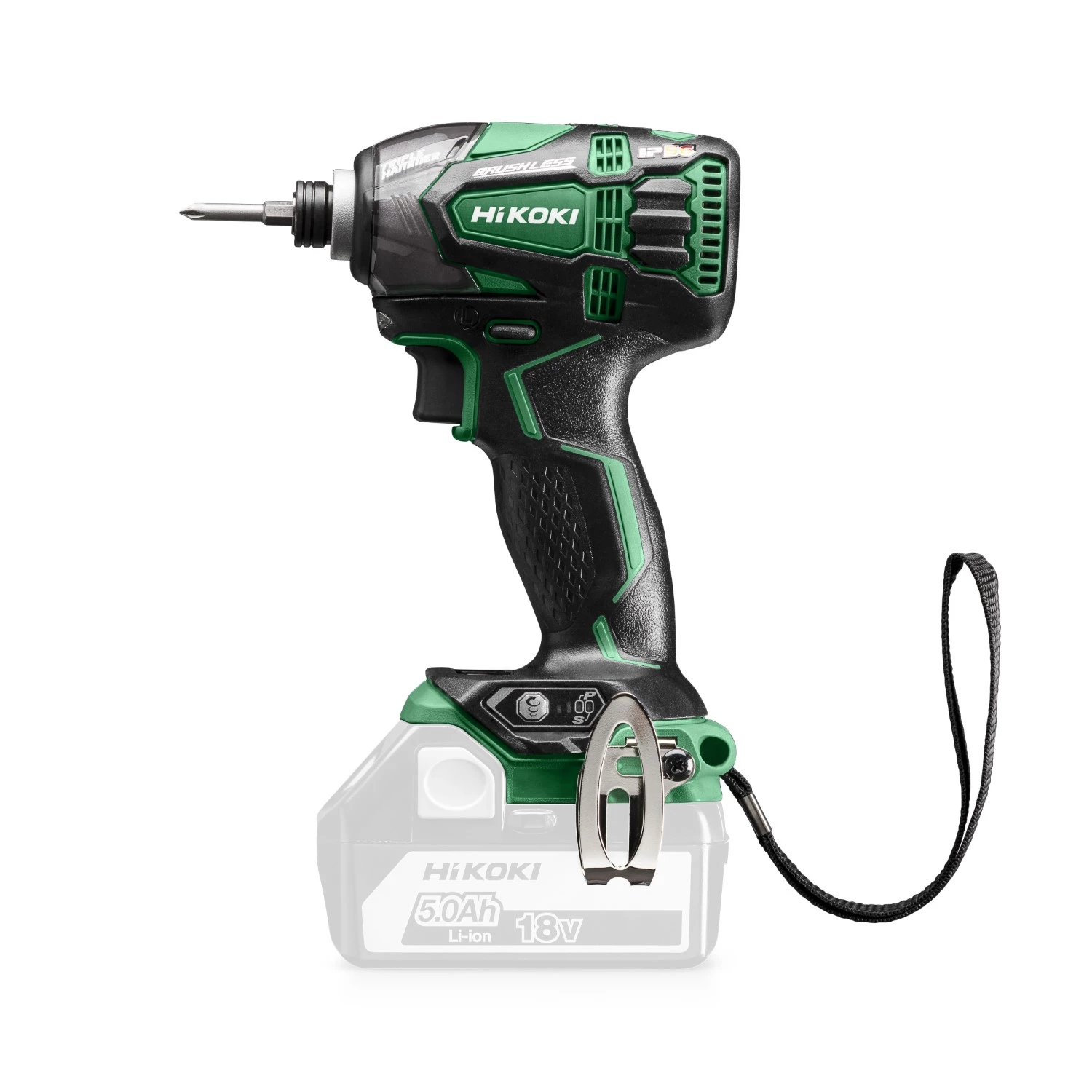 HiKOKI WH18DBSLW2Z 18V Li-Ion accu slagschroevendraaier body in HSC - 172Nm - 1/4"-image