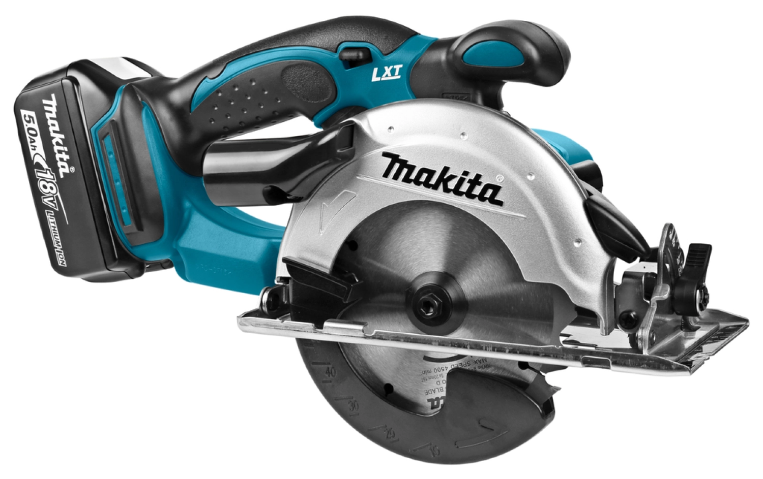 Makita DSS501RTJ 18V Li-Ion Accu cirkelzaag set (2x 5.0Ah accu) in Mbox - 136mm-image