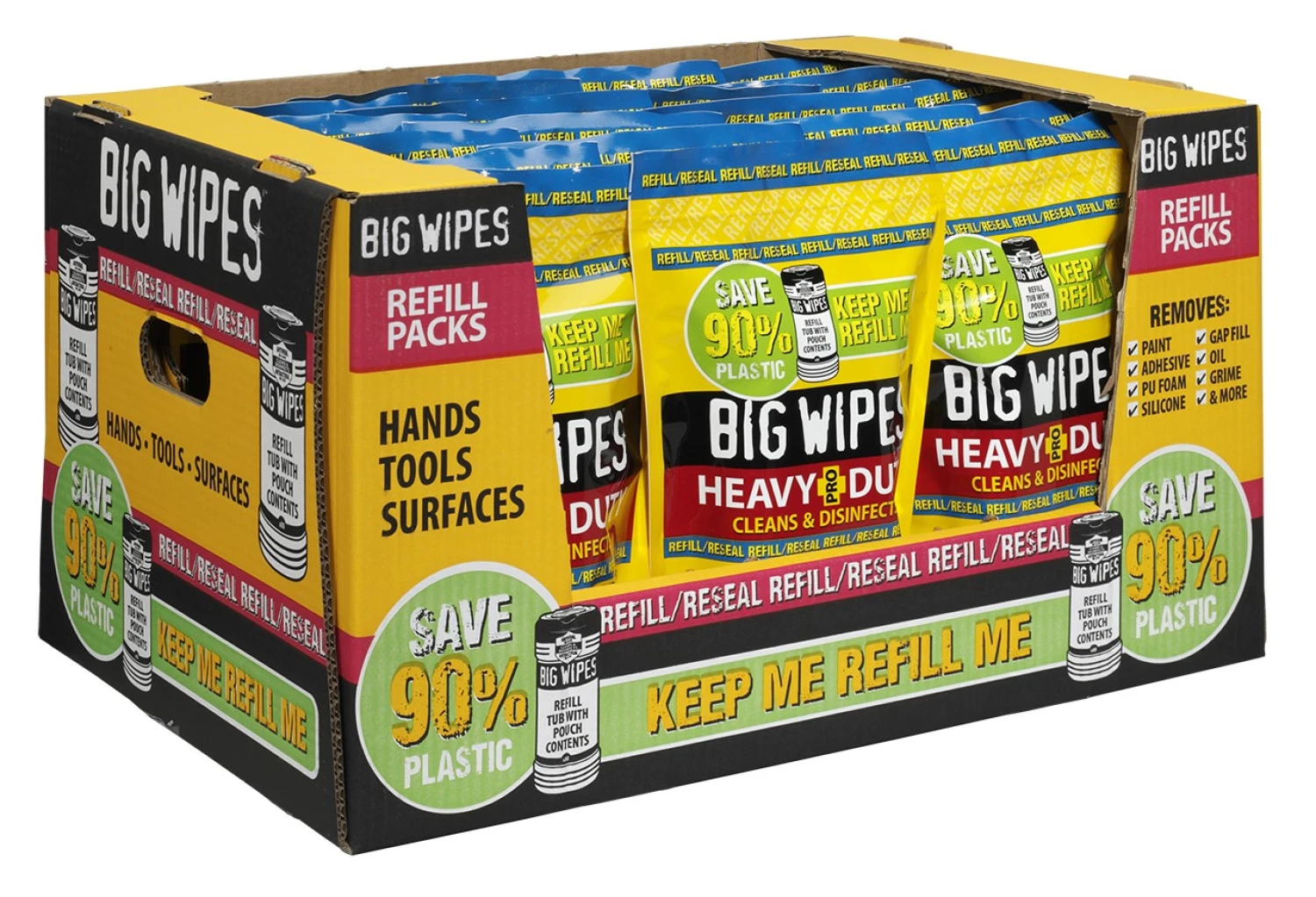 Big Wipes Heavy Duty Recharge Pochette - 20pcs.-image