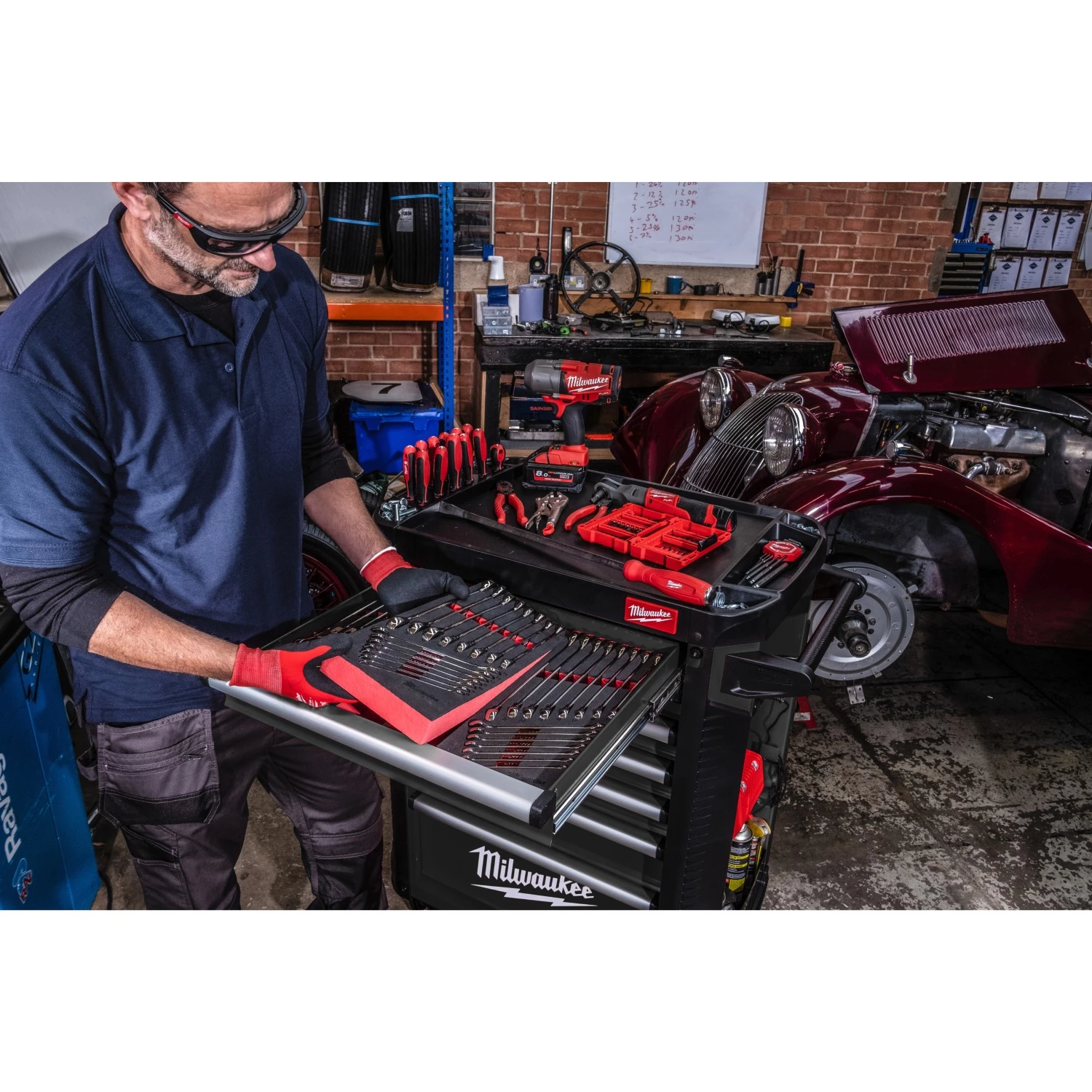 Milwaukee 4932500742 TOOLGUARD™ SRC30-2 Stalen Gereedschapswagen - 30" / 78 cm-image