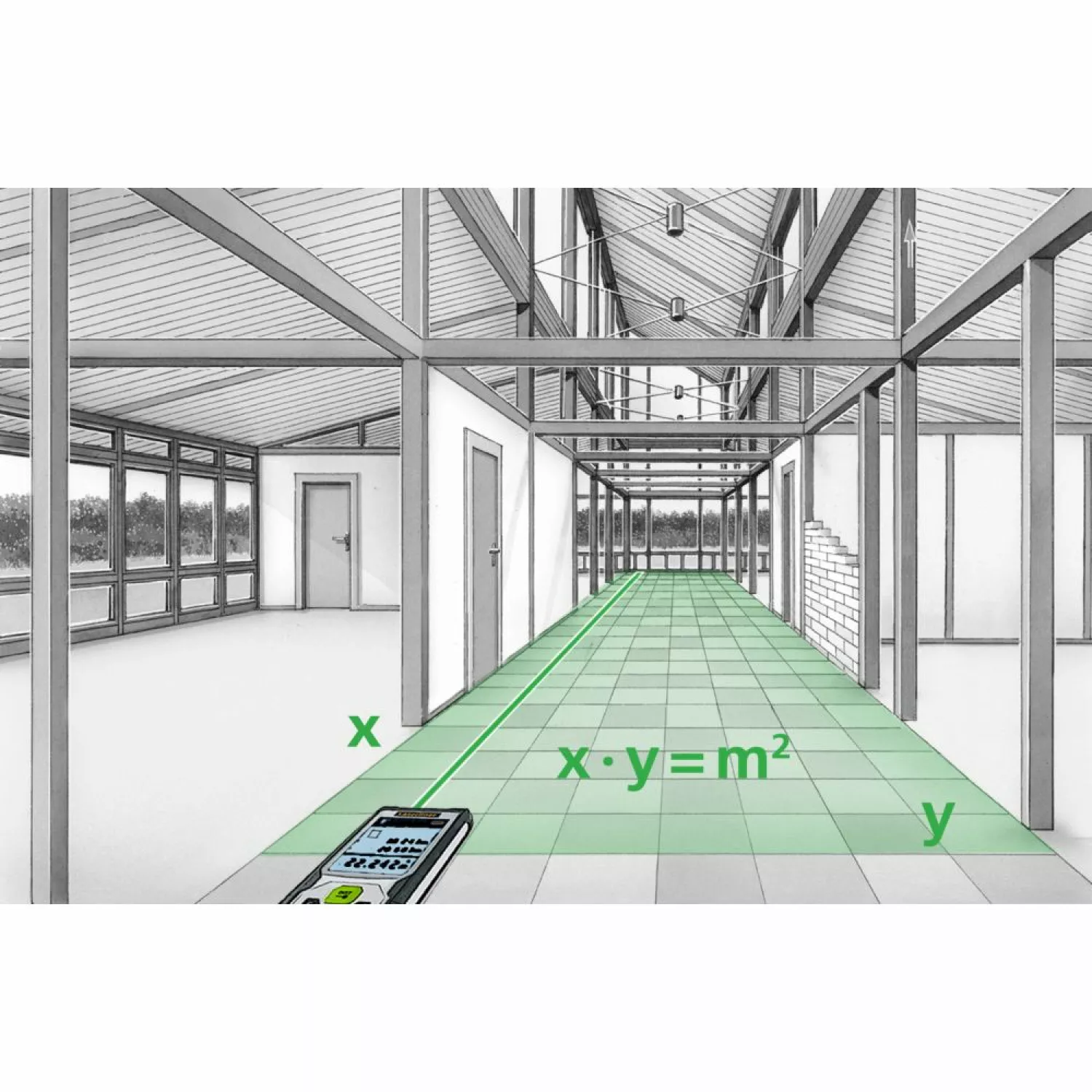 Laserliner LaserRange-Master Gi5 Laser- afstandsmeter - Groen - 50m-image