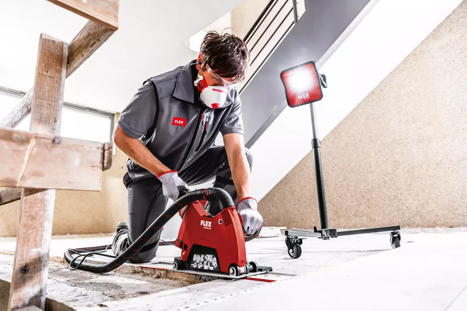 Flex DCG L 26-6 230 Set Diamant doorslijper in koffer - 230mm met geleiderail-image