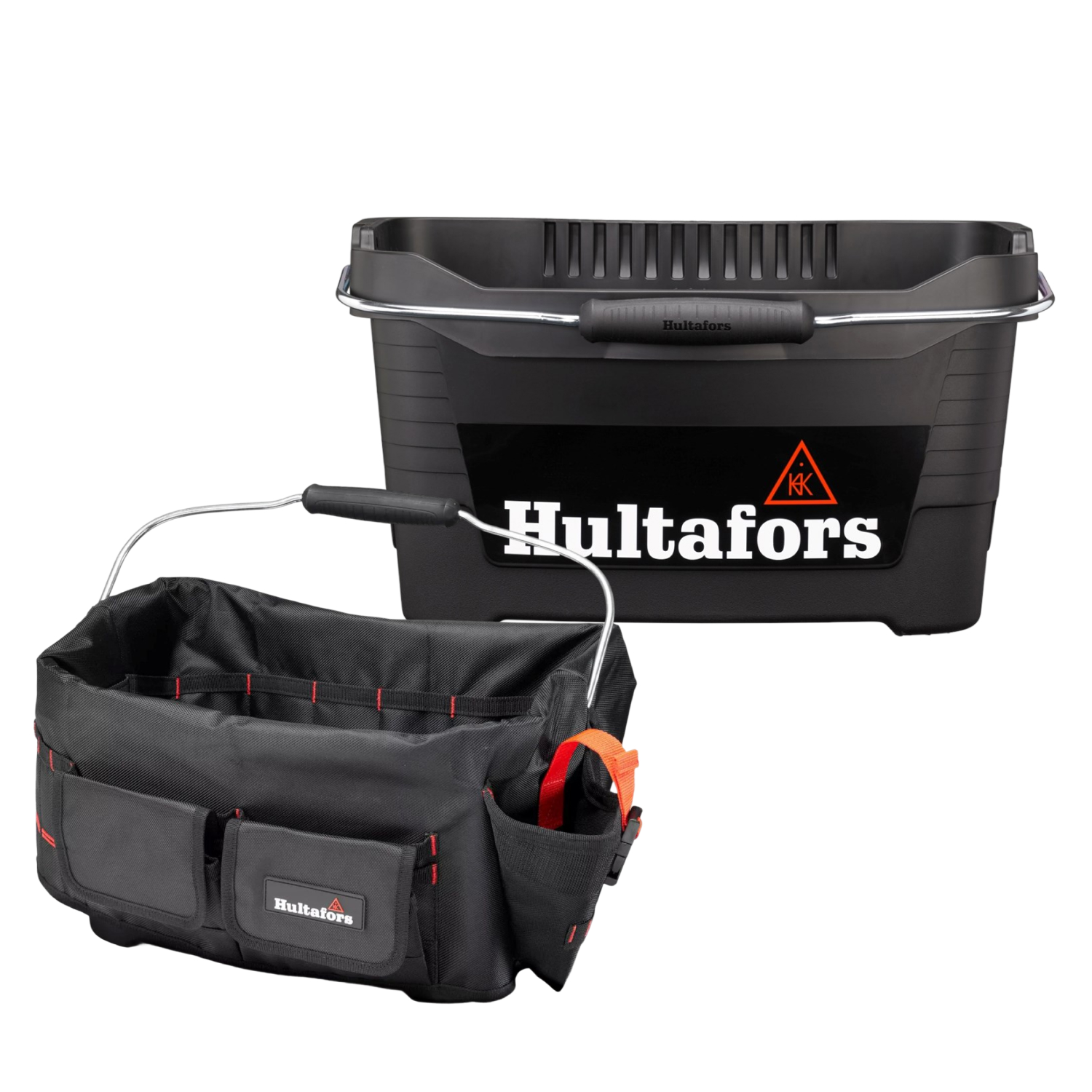 Hultafors TB-15 Tool Bucket Seau à outils - 15 L - Noir + Tool Bucket Organizer-image
