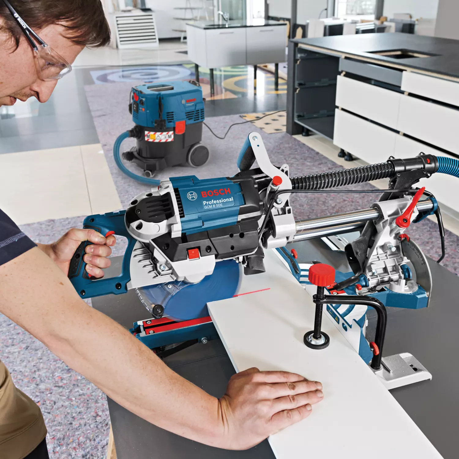 Bosch GCM 8 SDE Afkortzaag met laser - 1600W - 216 x 30mm-image