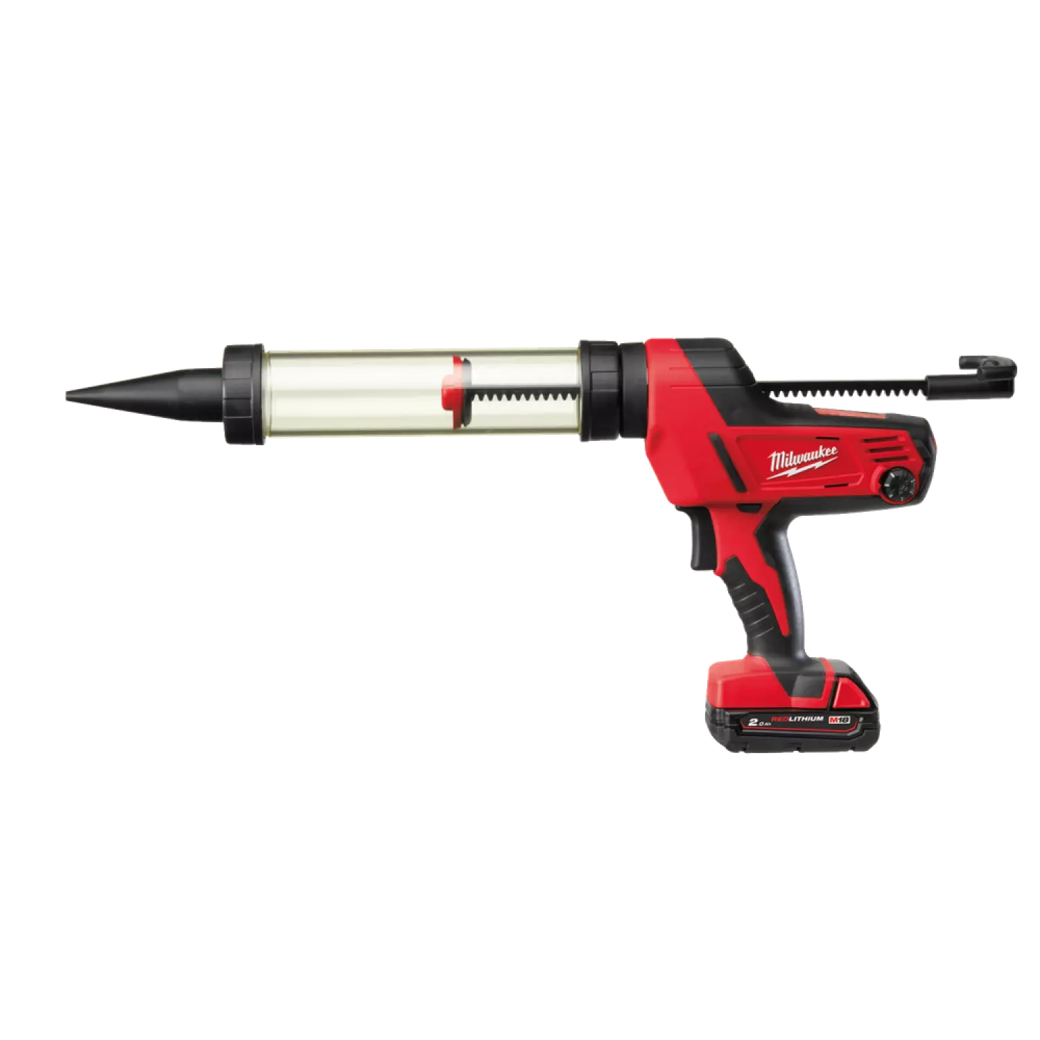 Milwaukee C18 PCG/400T-201B Li-Ion pistolet à colle / mastic avec porte-cartouche - 18V-image