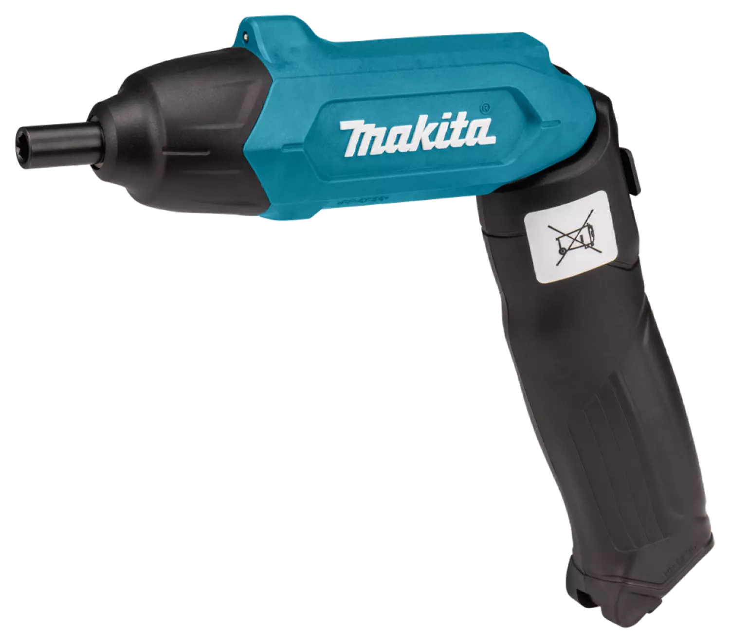 Makita DF001DW  Visseuse sans-fil - 3,6V Li-ion - 1 batterie 1,5 Ah - 6 Nm - 81 embouts dans coffret-image