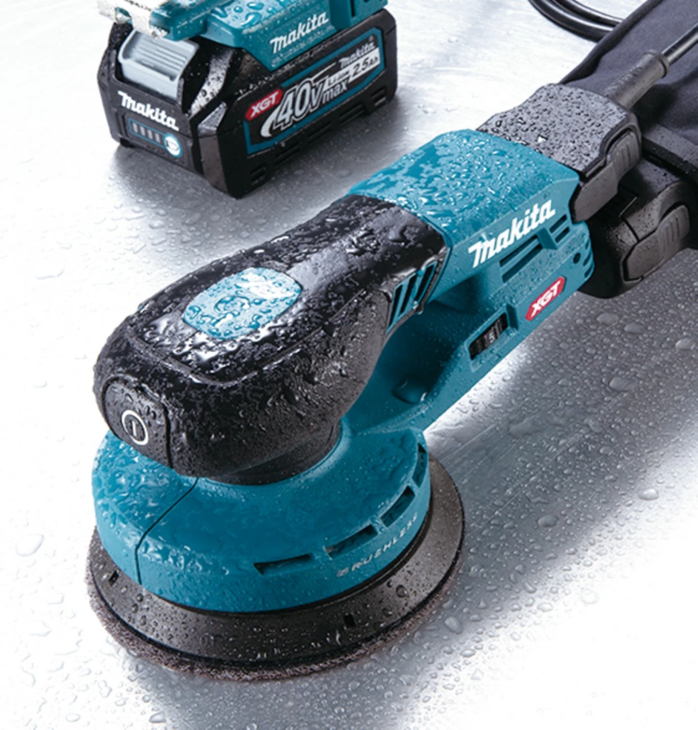 Makita BO004CGZJNL XGT 40V Li-ion accu Exentrische schuurmachine in Mbox - 150mm-image