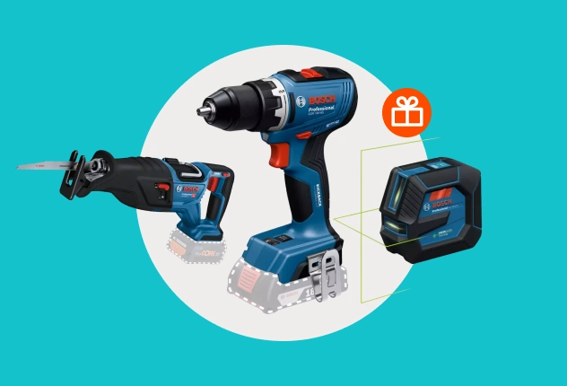 Cadeau Bosch gratuit.