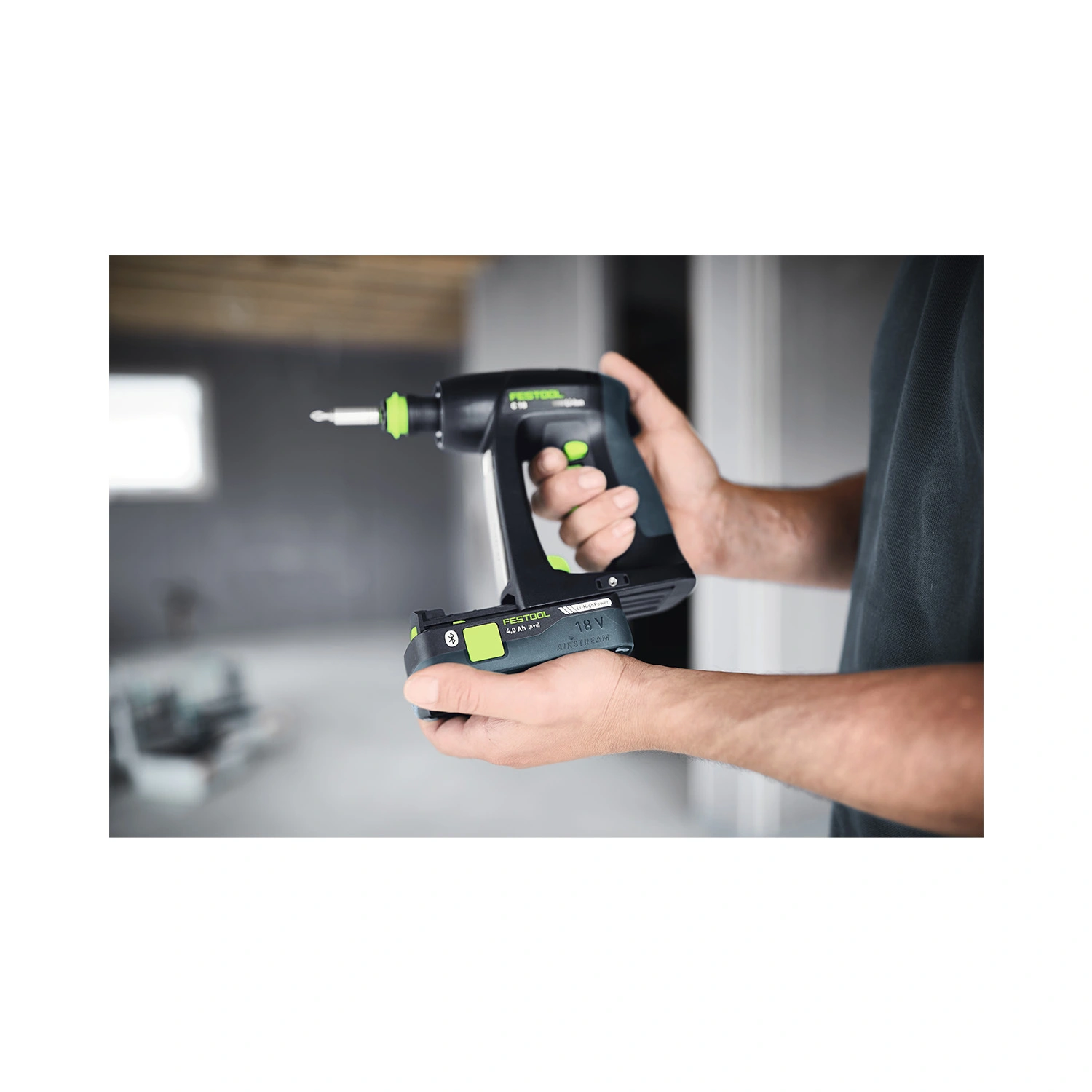 Festool C 18 LI BASIC 18V Li-Ion accu schroefboormachine body in systainer - 45Nm - 45mm - koolborstelloos