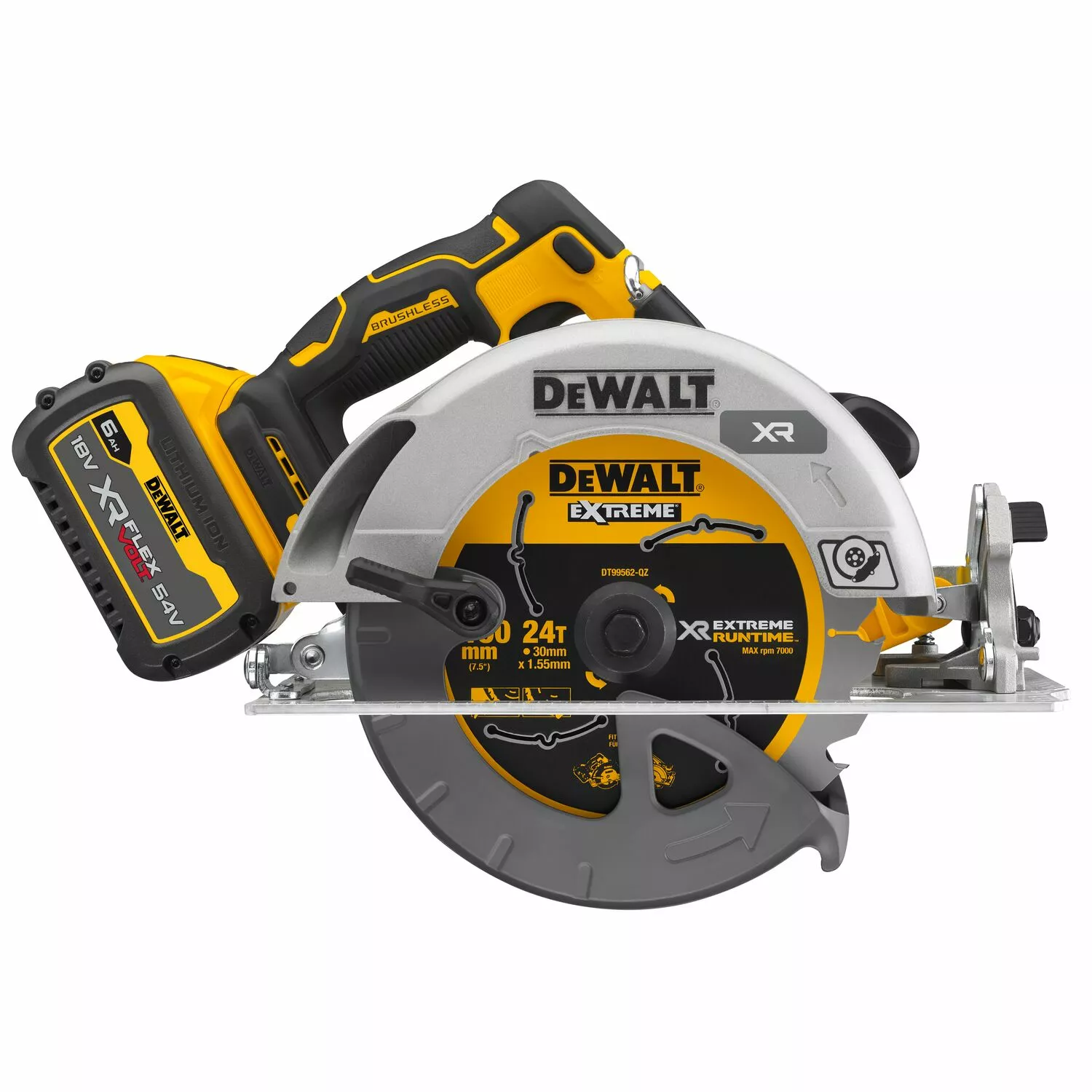 DeWALT DCS573NT-XJ 18V Li-ion XR accu cirkelzaag body in TSTAK - 190mm-image