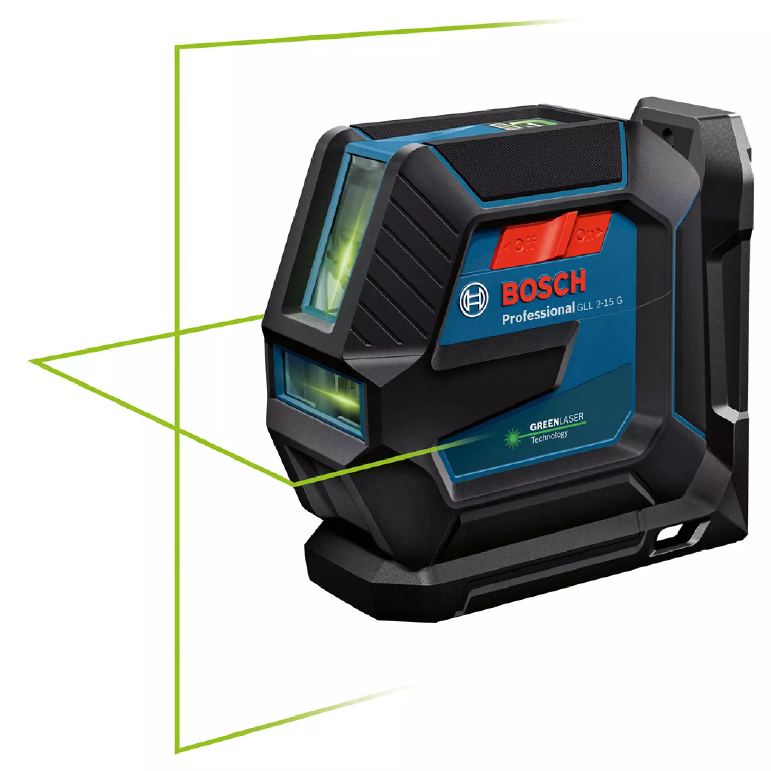 Bosch GLL 2-15 G Laser à croix + trépied dans une mallette de rangement - 15 m-image