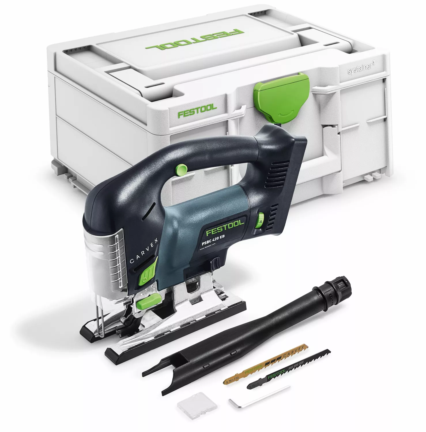 Festool CARVEX PSBC 420 EB-Basic 18V Li-Ion accu decoupeerzaagmachine body in systainer - 120mm-image