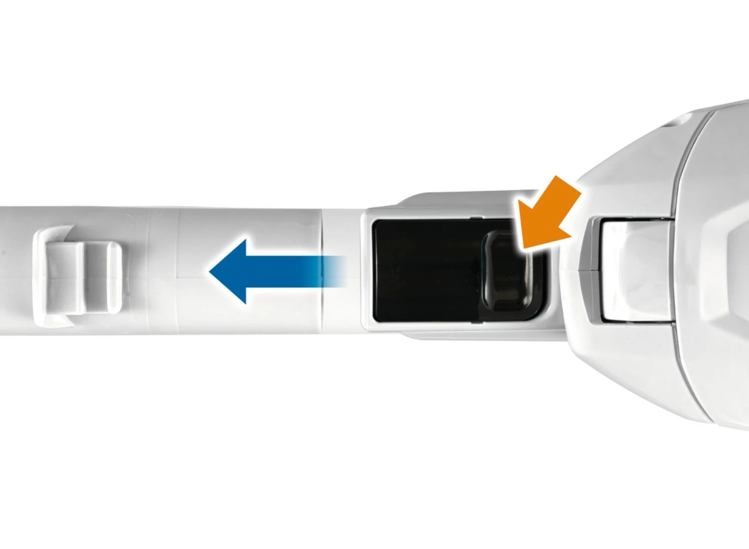 Makita CL002GZ07 - Aspirateur balai sans-fil - 40V max Li-ion - 1200 L / min - Brushless - blanc - Machine seule-image