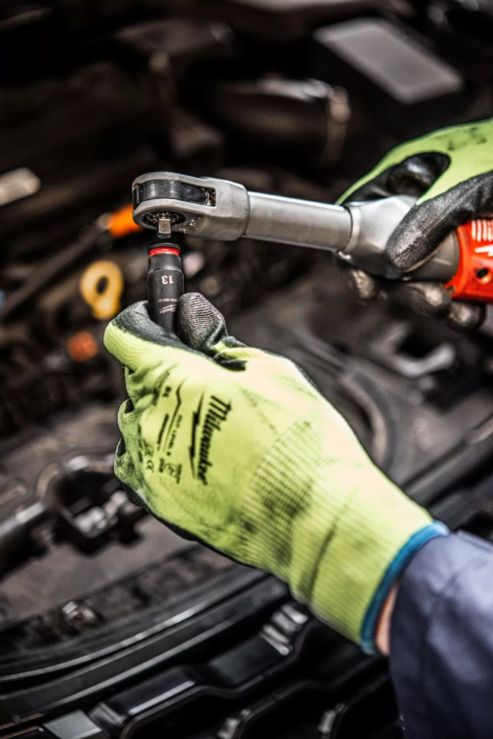 Milwaukee 4932480454 9-delige Shockwave impact duty doppenset - 3/8''-image