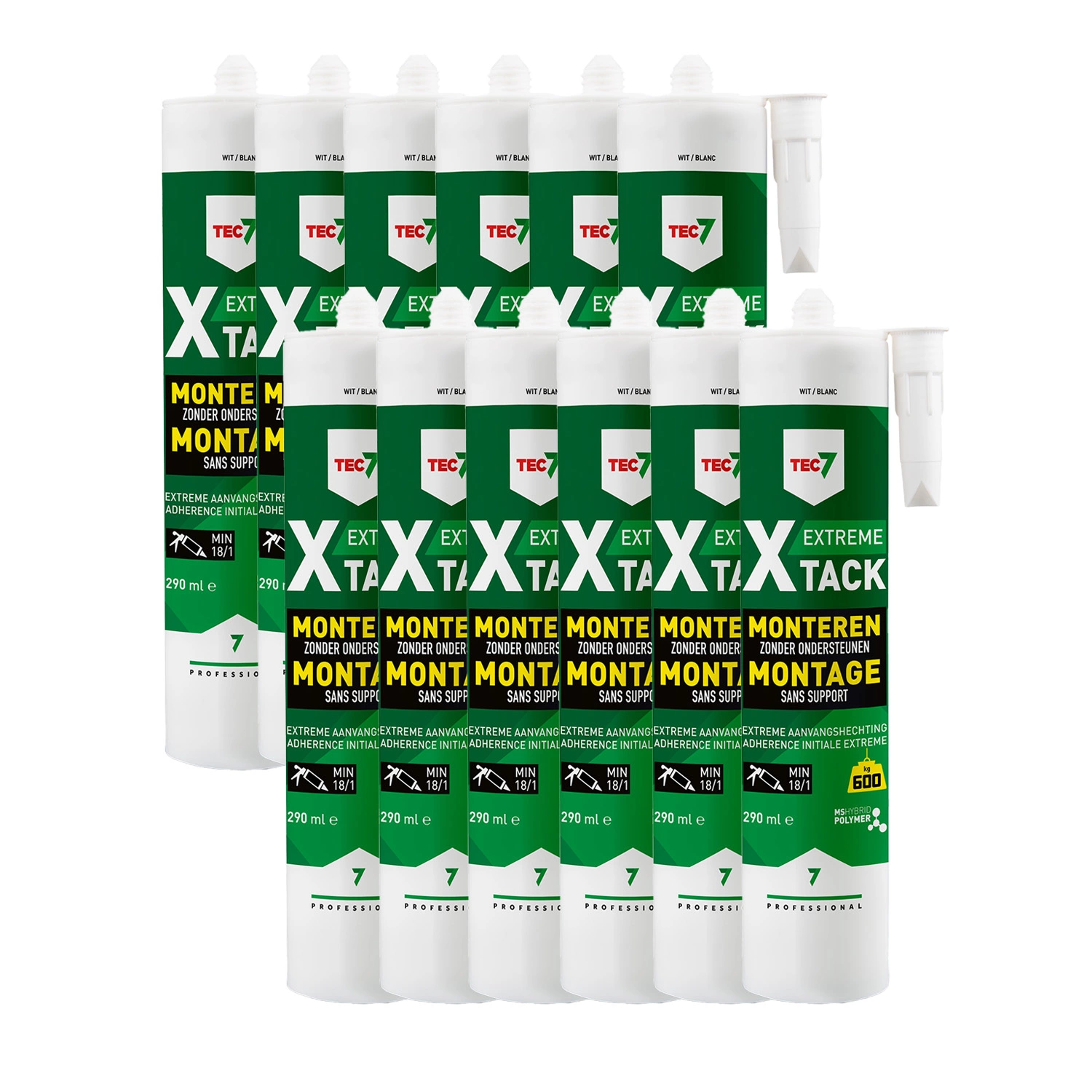 TEC7 X-Tack Montagekit - 290ml - 12st -image