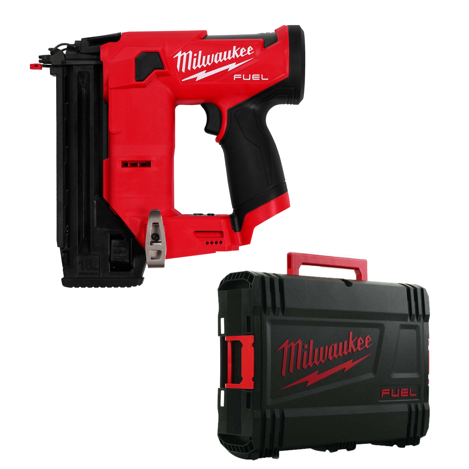 Milwaukee M12 FCN18GS-0X 12V Li-ion accu Cloueuse droite sans fil en coffret HD - 18Ga-image
