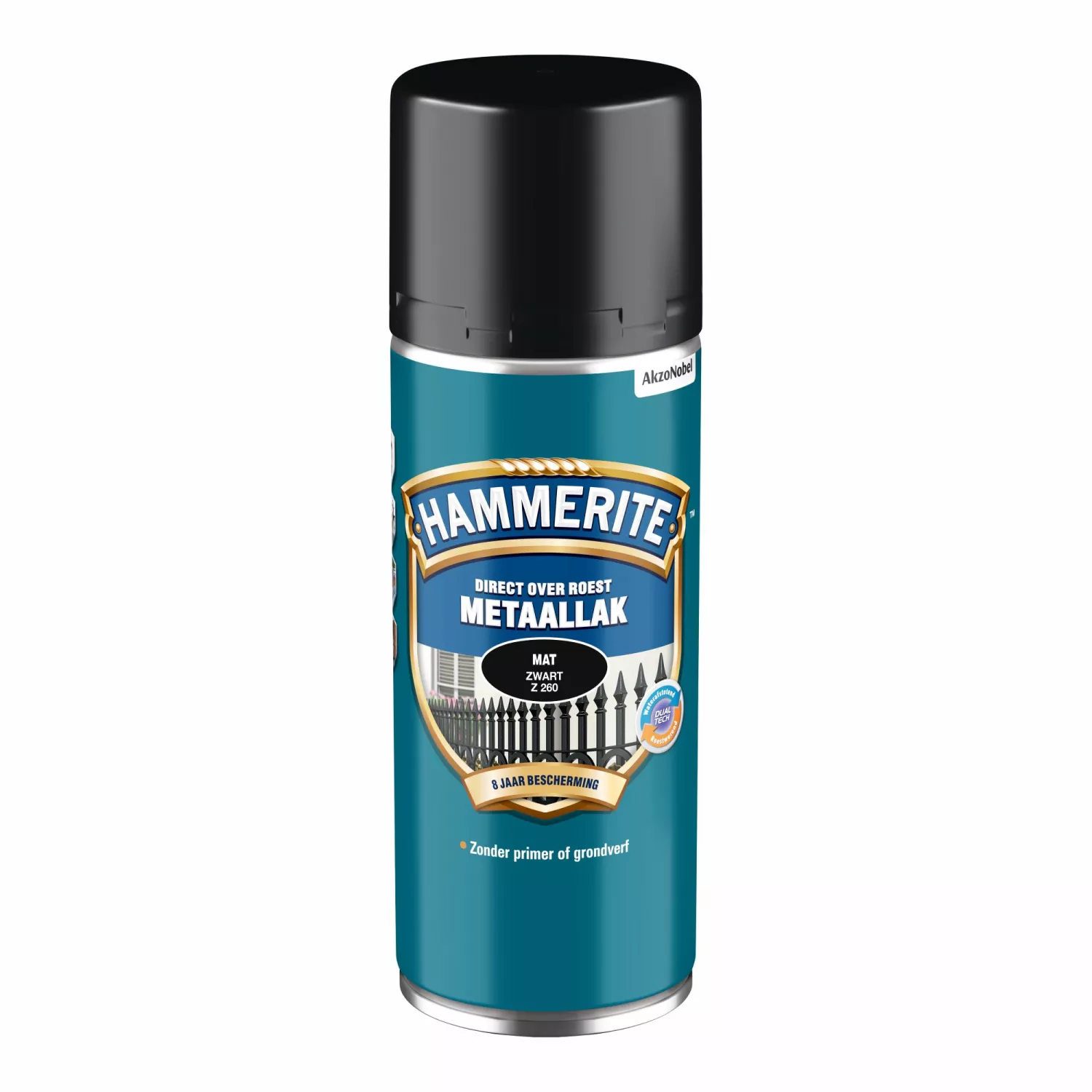 Hammerite Spuitlak Mat - Zwart - 400ml-image