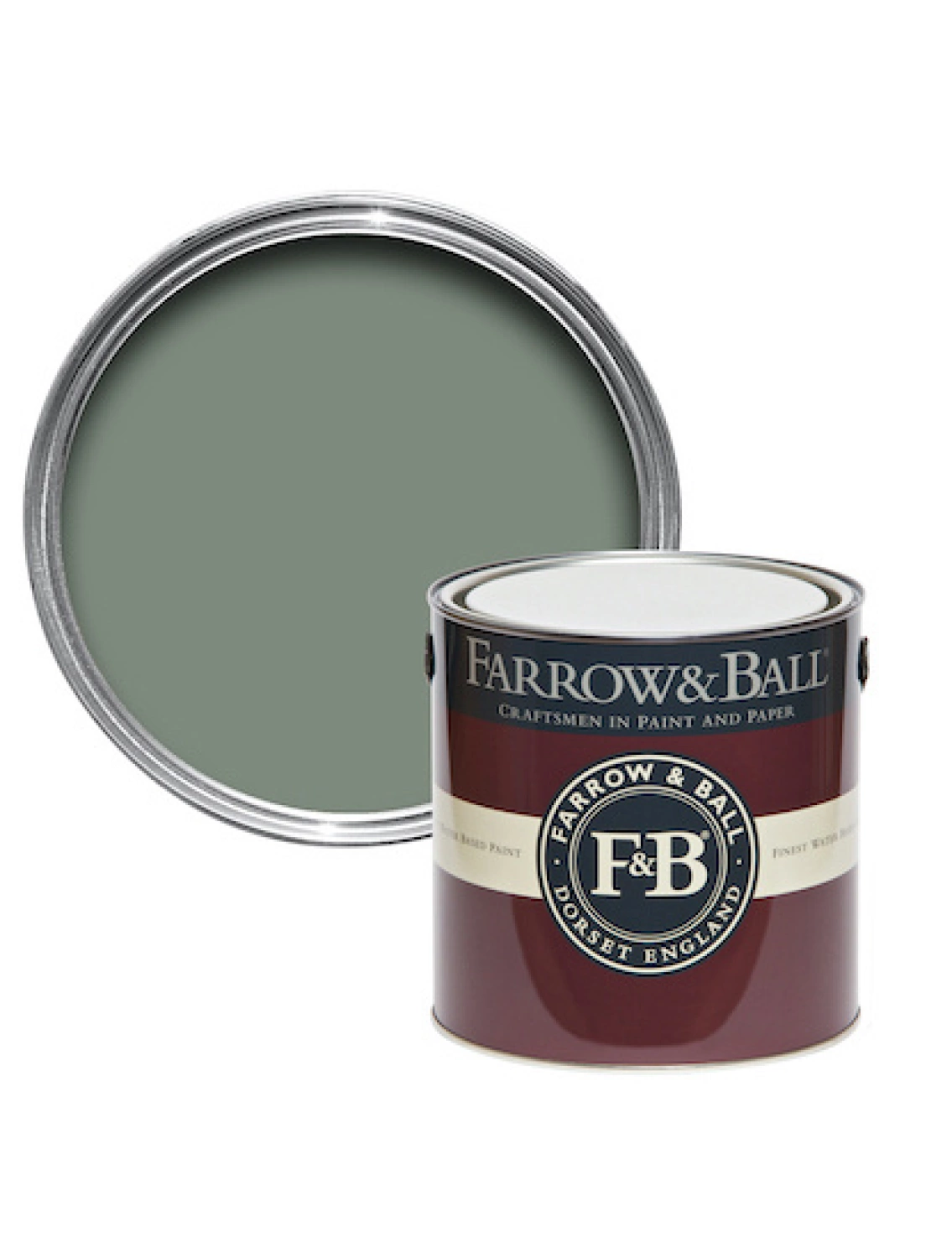 Farrow & Ball Estate Eggshell Card Room Green No.79 - 750ml-image