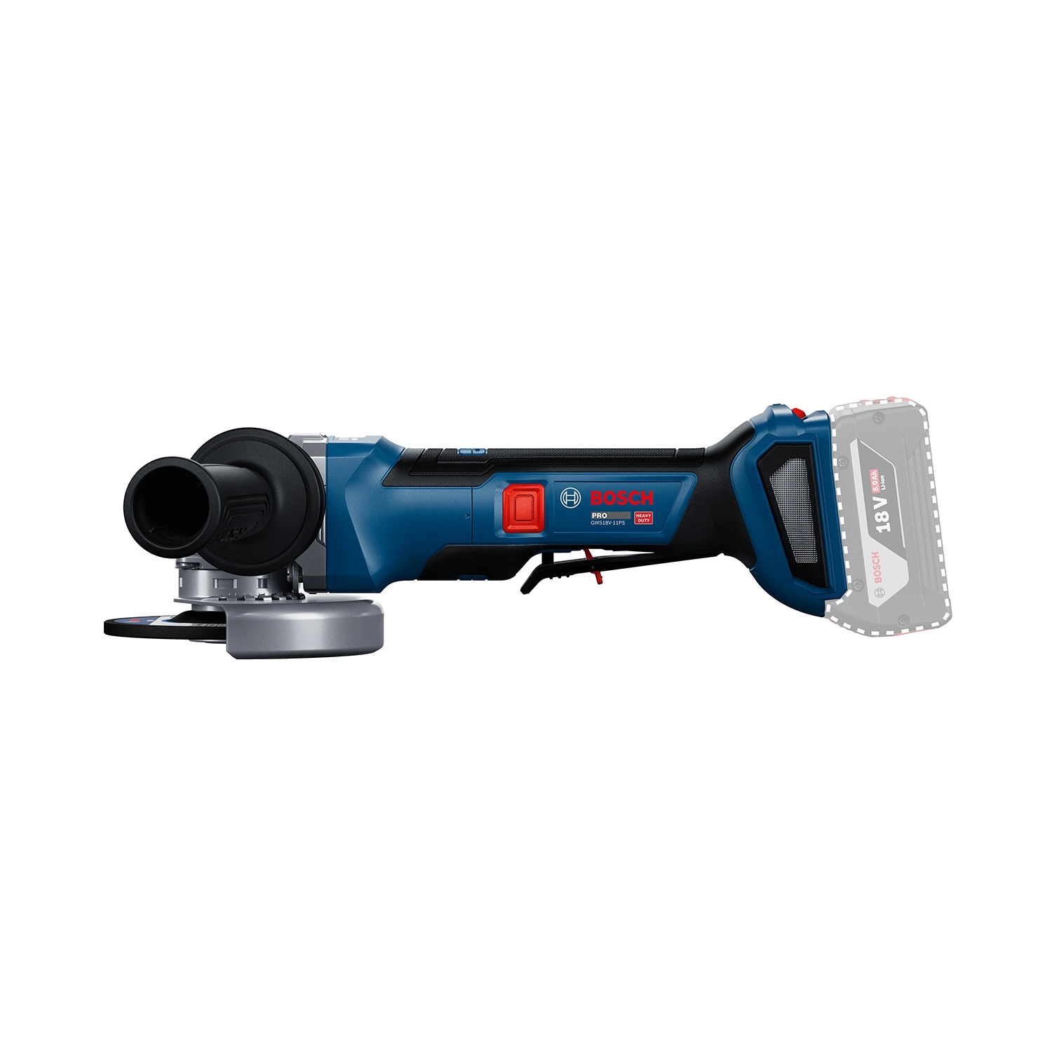 Bosch PRO GWS 18V-11 accu haakse slijper body in L-boxx-image