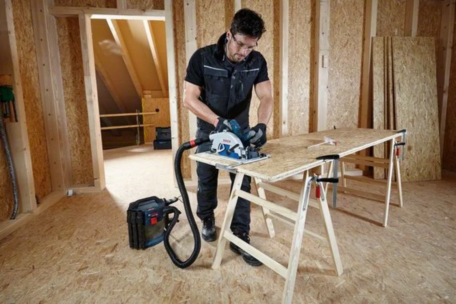Bosch GKS 18V-68 GC 18V Li-Ion accu BiTurbo cirkelzaag body in L-Boxx - 190 x 30mm - koolborstelloos-image