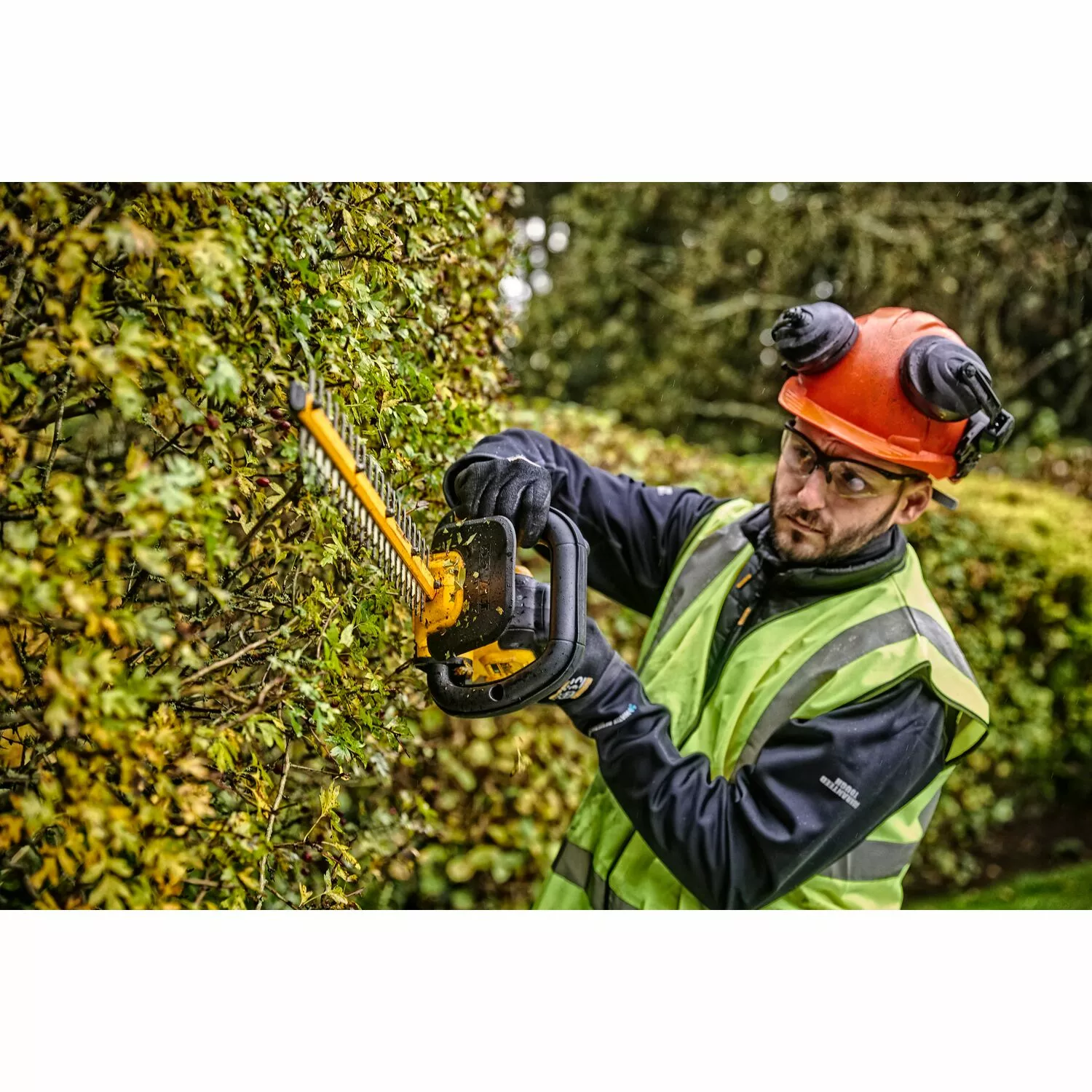 DeWALT DCMHT563P1 18V XR Li-Ion Ensemble Taille-haie à Batterie (1x Batterie 5.0Ah) - 550mm-image