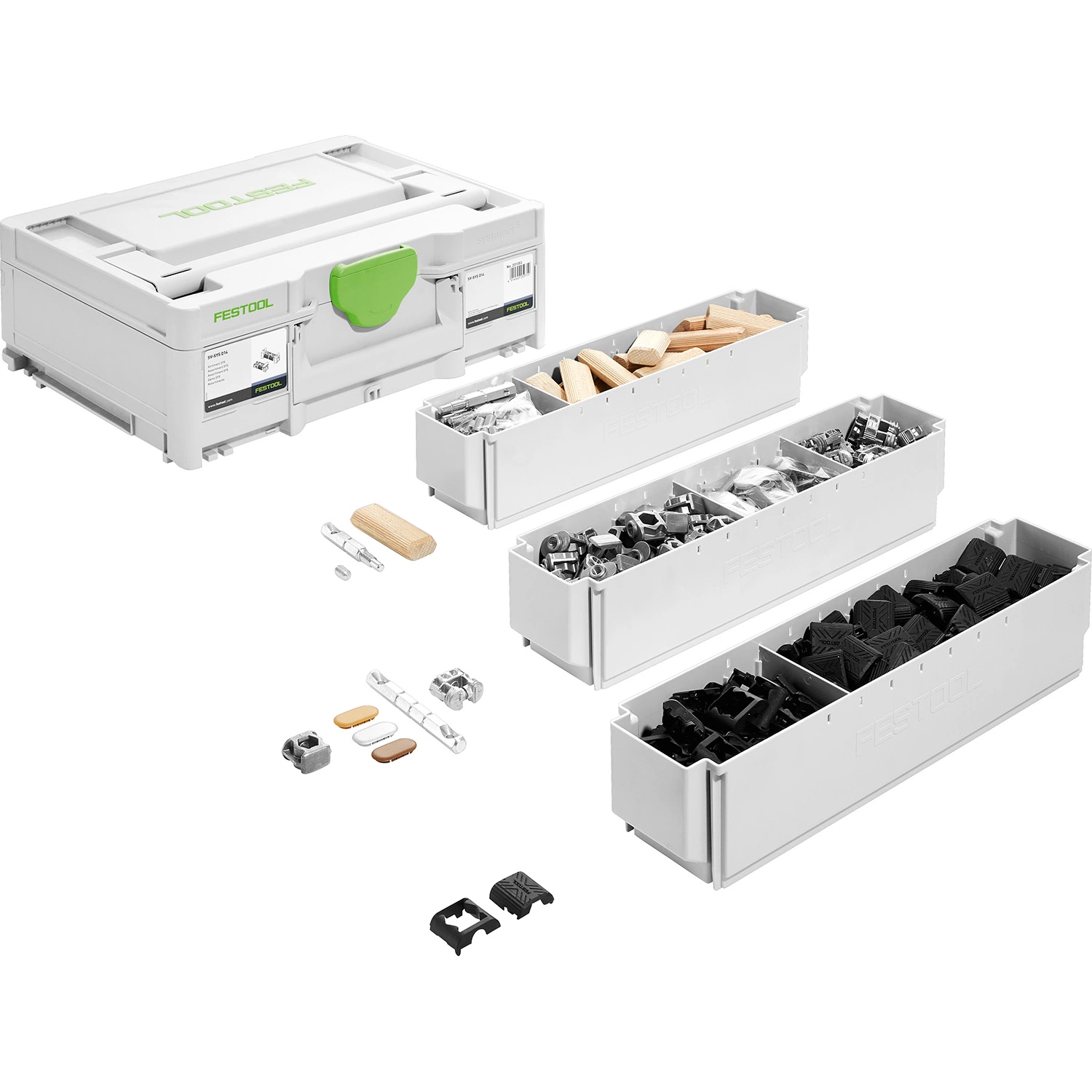 Festool SV-SYS D14 DOMINO verbindingsassortiment in systainer-image