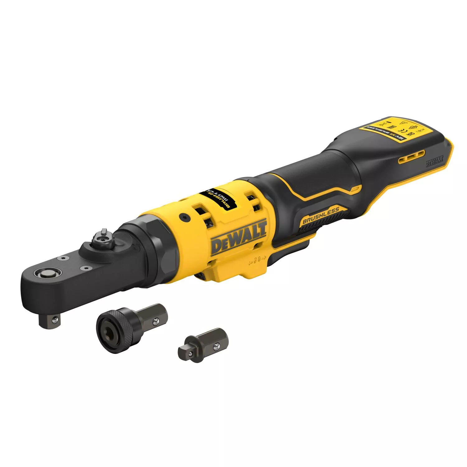DeWALT DCF500N 12V Li-ion accu haakse ratelsleutel body - 1/4'' & 3/8''-image
