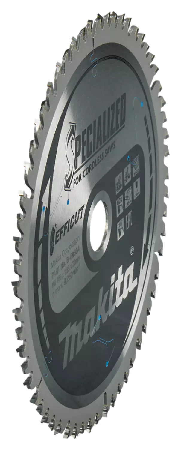 Makita B -69858 Lame de scie circulaire - 165 x 20 x 1,85 mm - 60 dents - Bois-image