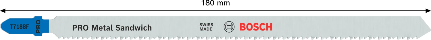 Bosch 2608655114 PRO T718BF Decoupeerzaagbladen Senwich - Metaal (5 stuks)-image